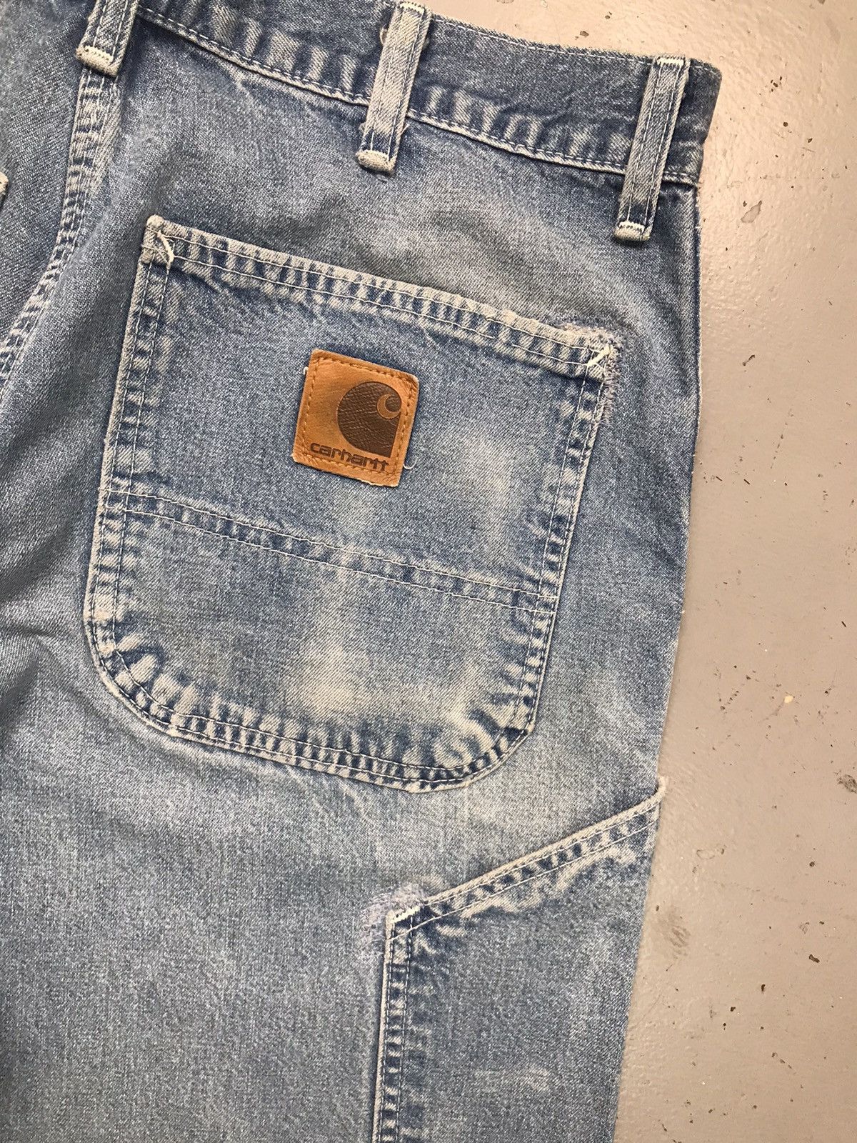 Carhartt 90s Vintage Carhartt carpenter denim workwear Size US 34 / EU 50 - 14 Thumbnail