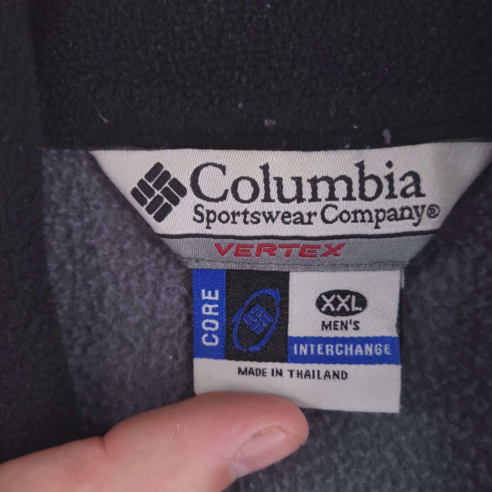 Vintage Columbia Sweater Mens 2XL Gray Fleece Full Zip Vertex Interchange Vintage Size US XXL / EU 58 / 5 - 4 Thumbnail