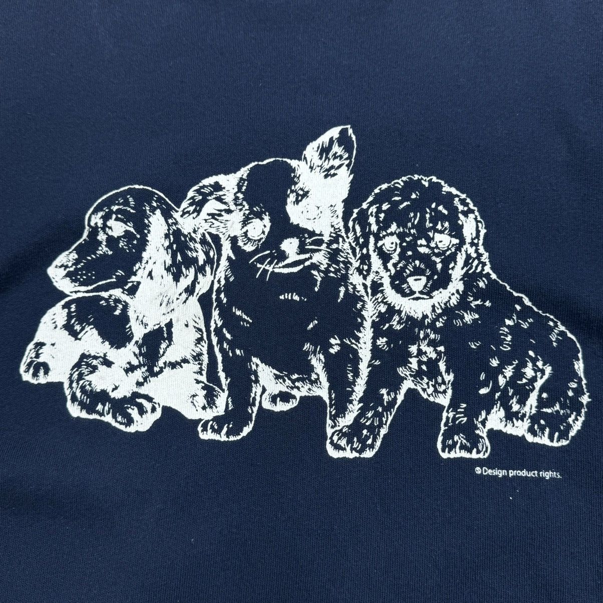 Designer × Vintage Trashered art puppies Size US M / EU 48-50 / 2 - 3 Thumbnail