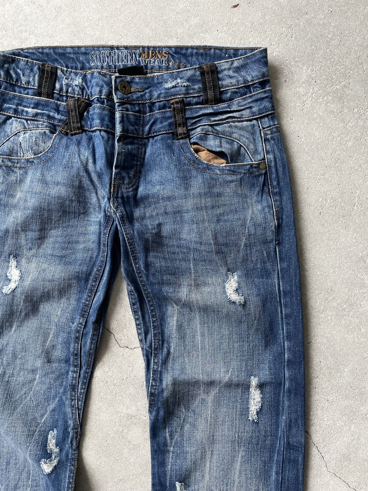Japanese Brand × Vintage Vintage Southern jeans distressed denim baggy Size US 32 / EU 48 - 7 Thumbnail