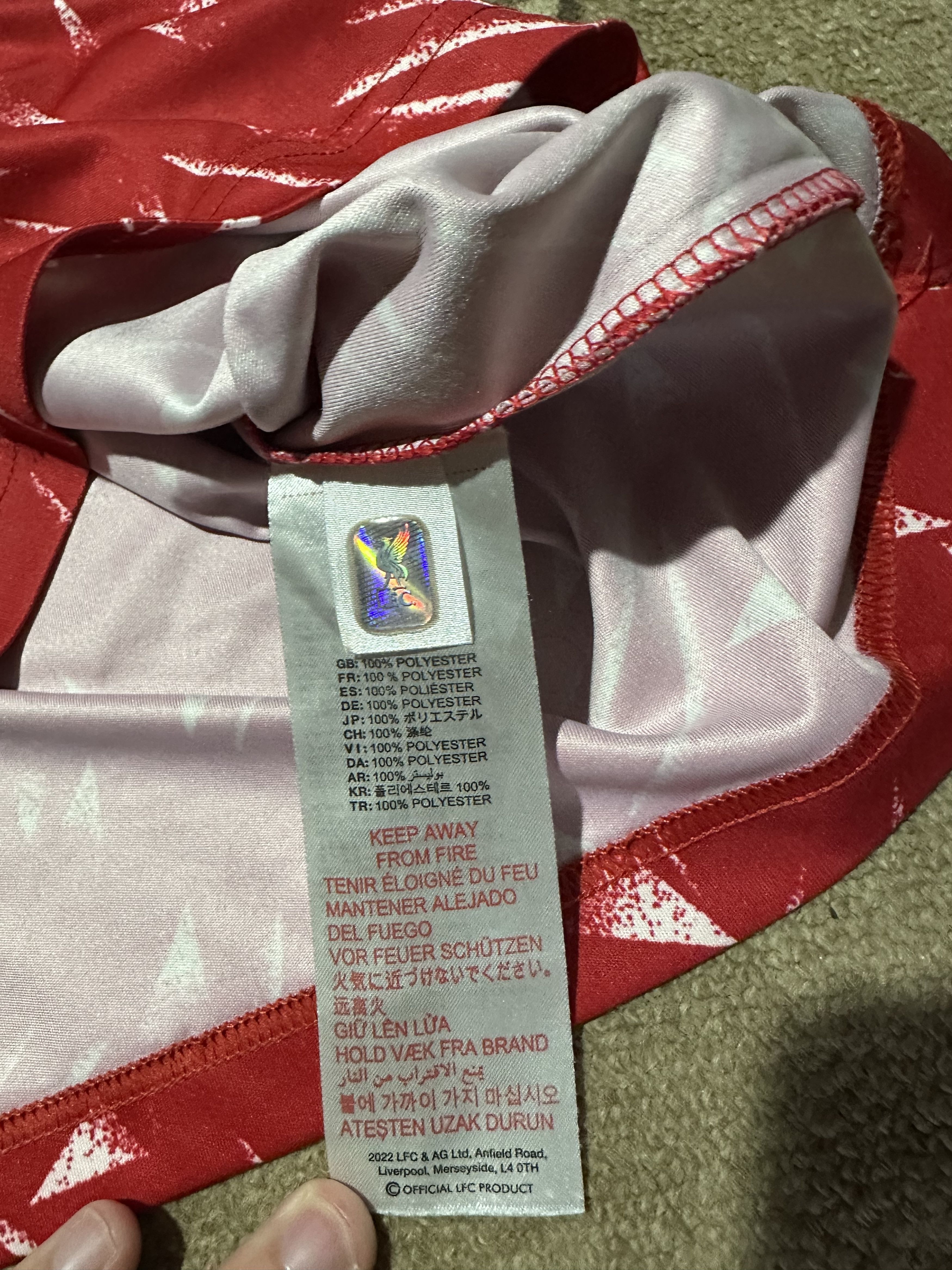Vintage Football jersey Liverpool # 7 Boys 11-12Y Candy 1989-90 Size US XXS / EU 40 - 10 Thumbnail