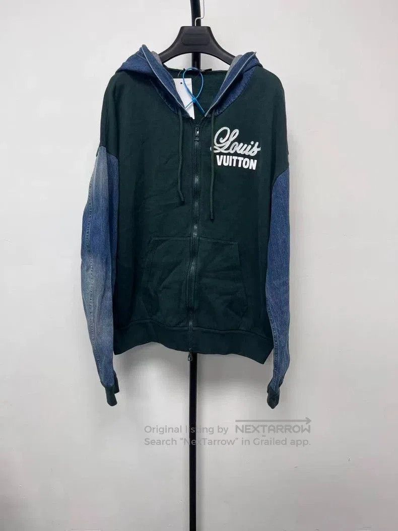 Louis Vuitton Louis Vuitton FW22 Denim Hooded Jacket. Size US L / EU 52-54 / 3 - 1 Thumbnail