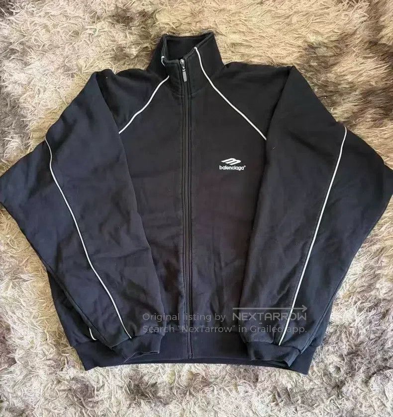 Balenciaga Balenciaga Contrast Stitch Zip Up Jacket Size US M / EU 48-50 / 2 - 1 Thumbnail