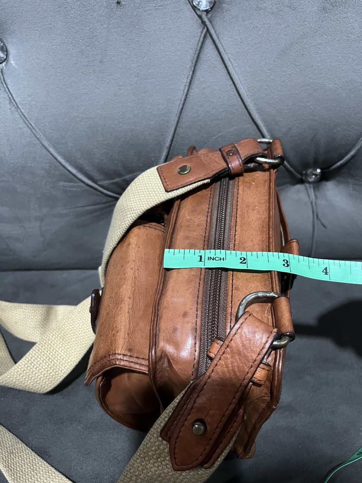 Leather Japanese Brand Silver Lake Club Leather Shoulder Bag Size ONE SIZE - 19 Thumbnail