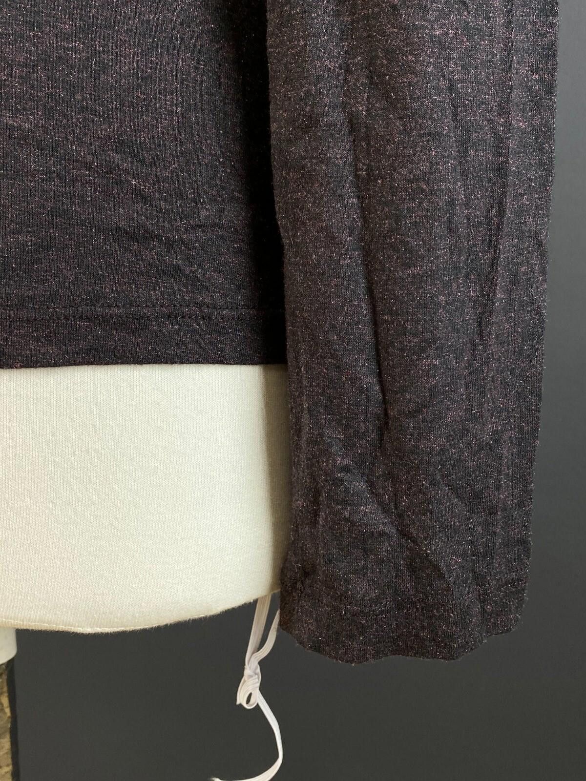 Designer Lilith Brown Long Sleeve Rop Pullover Shirt Size M / US 6-8 / IT 42-44 - 10 Thumbnail