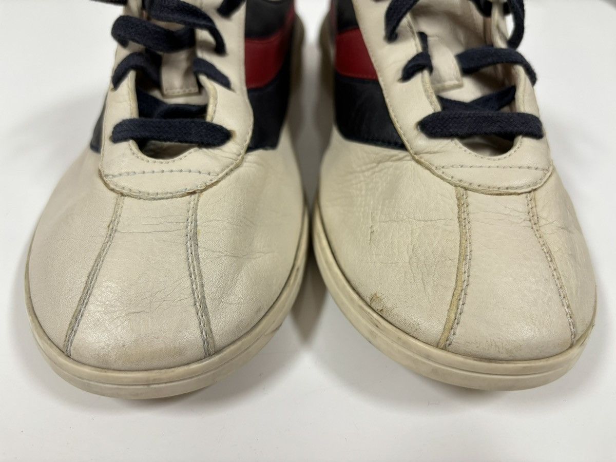 Designer × Gucci × Paolo Gucci FALACER Web Hebron Leather Stripe Low-Top Sneakers Trainers Size US 7.5 / EU 40-41 - 25 Thumbnail