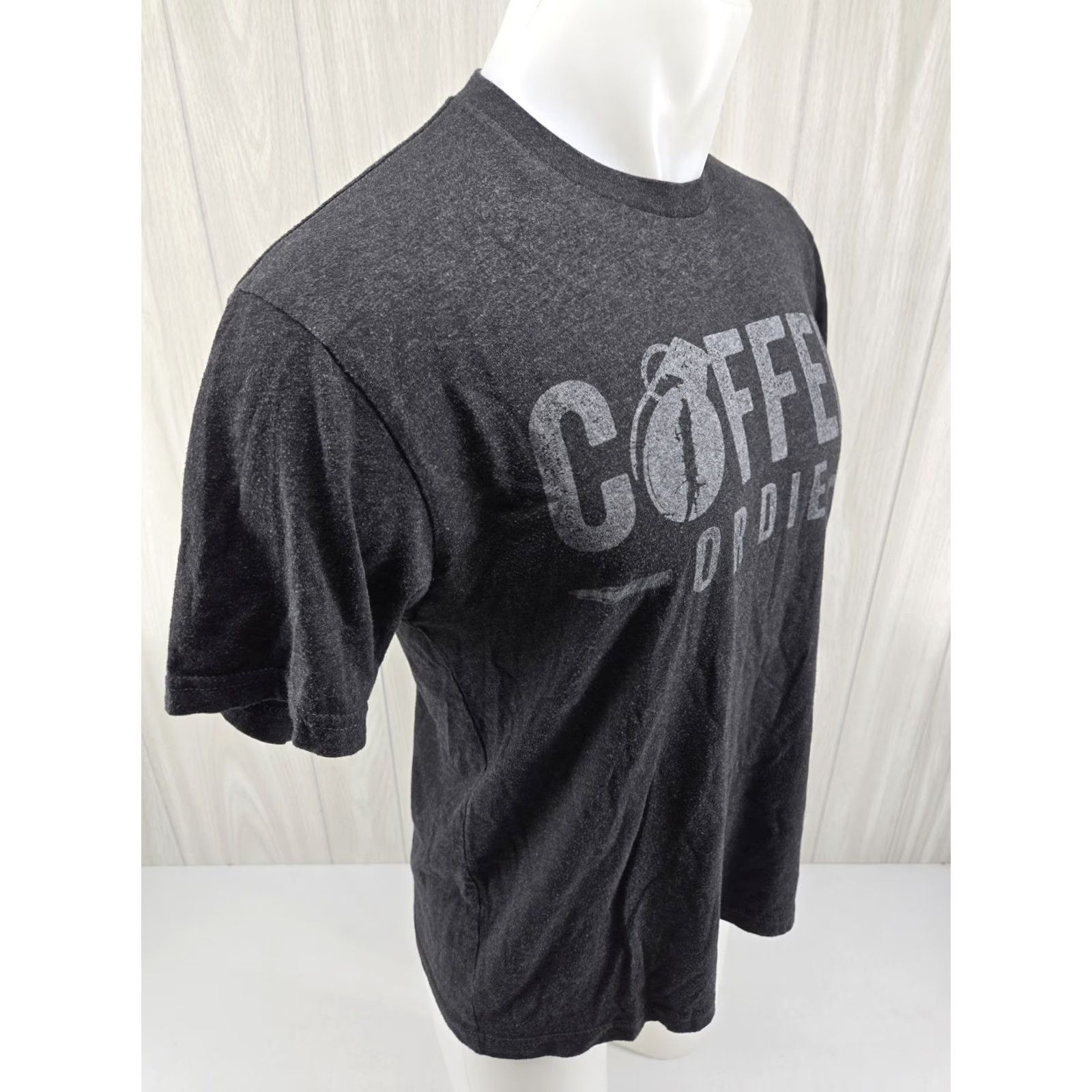 Vintage Black Rifle Coffee Company T-Shirt Gray Size L Short Sleeve Mens Coffee Or Die Shirt Size US L / EU 52-54 / 3 - 7 Thumbnail