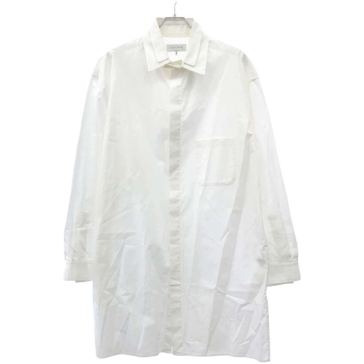 Yohji Yamamoto Yohji Yamamoto Pour Homme R-DOUBLE COLLAR FLY FRON Size US L / EU 52-54 / 3 - 1 Thumbnail