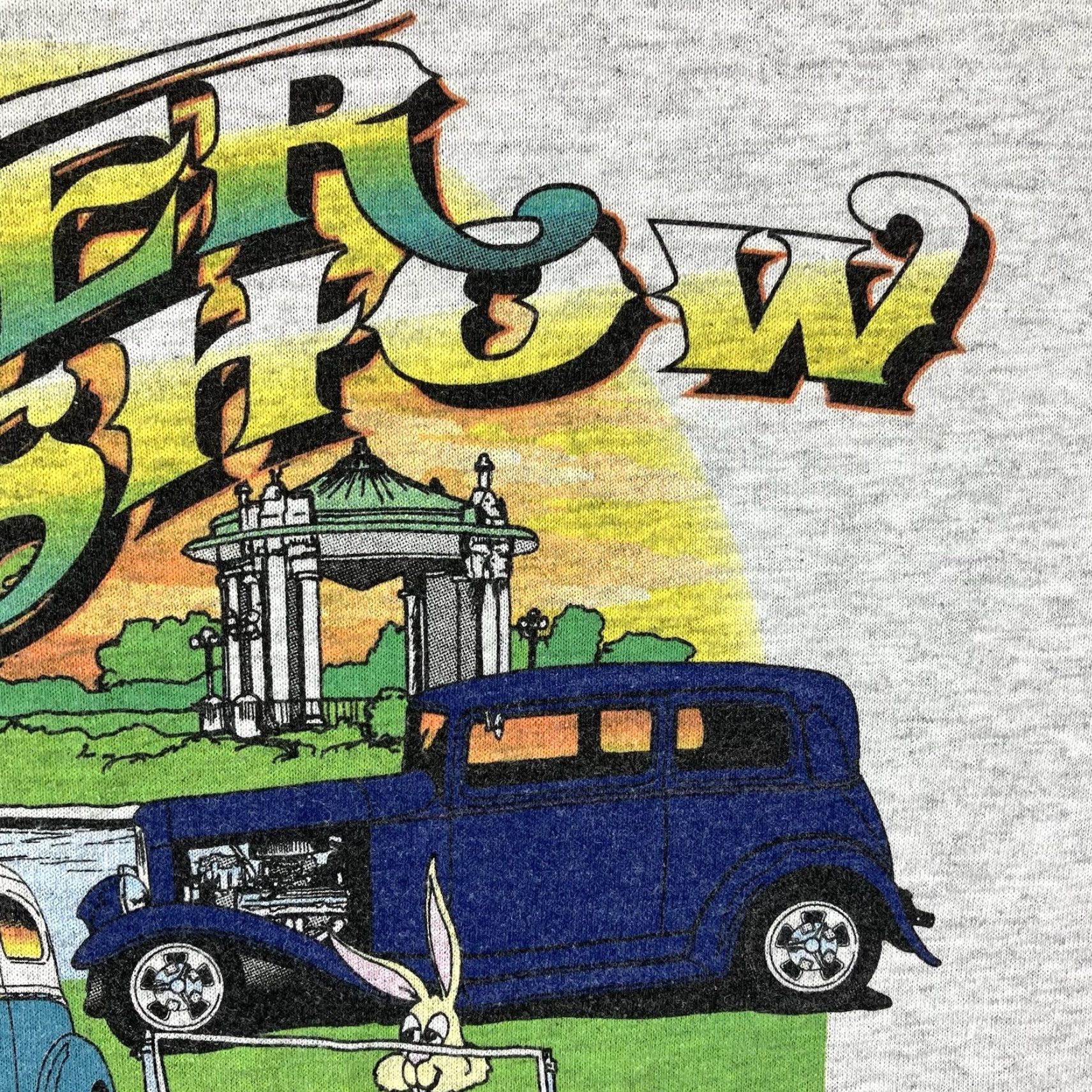Jerzees VINTAGE Mens T-Shirt Street Rod Logo 2005 St. Louis Street Rod Association's Real Easter Show JERZEES Gray Cotton Polyester Crew Neck Short Sleeve L Size US L / EU 52-54 / 3 - 6 Thumbnail