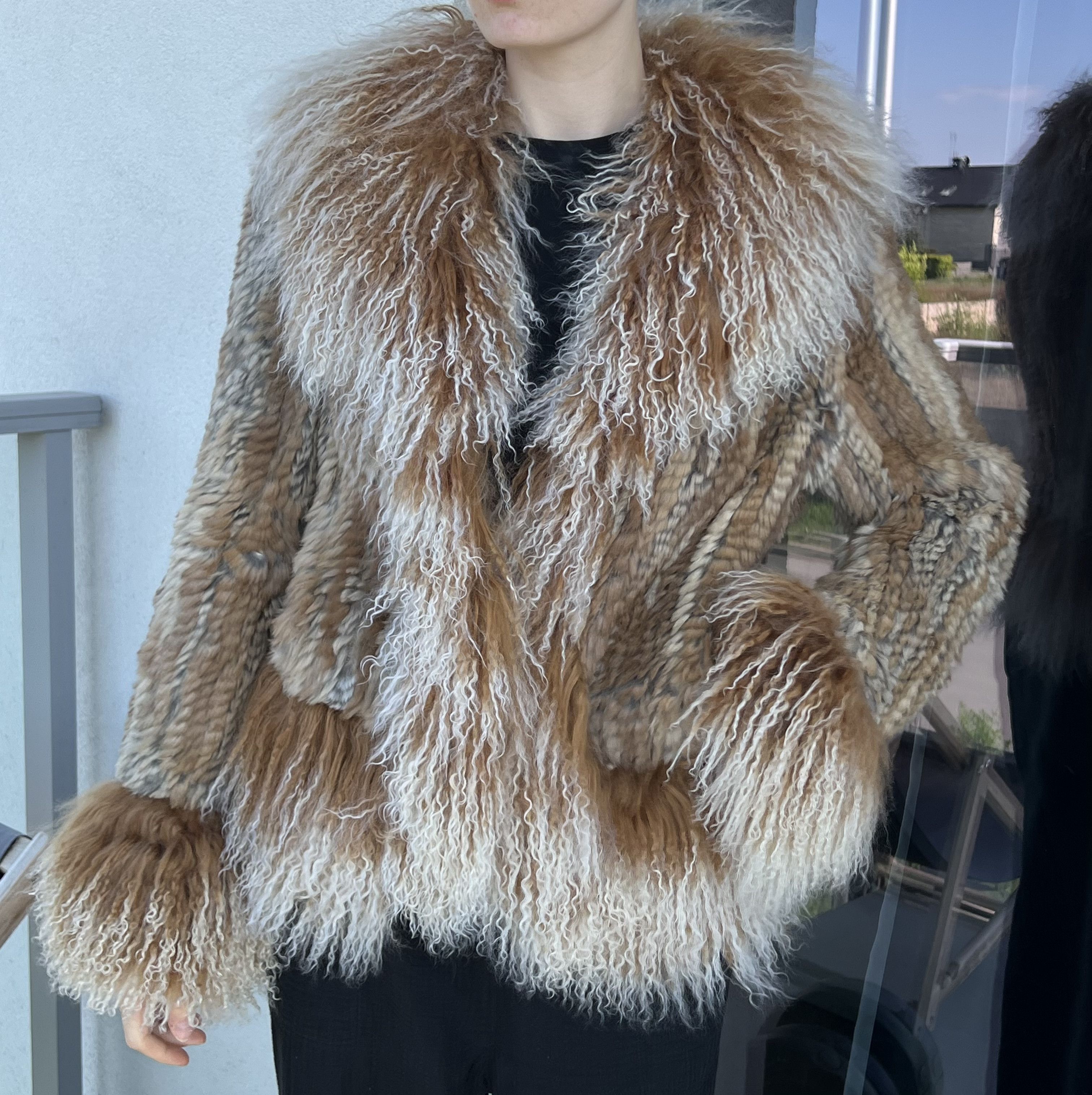 Japanese Brand real rabbit fur jacket avant garde Size M / US 6-8 / IT 42-44 - 2 Thumbnail
