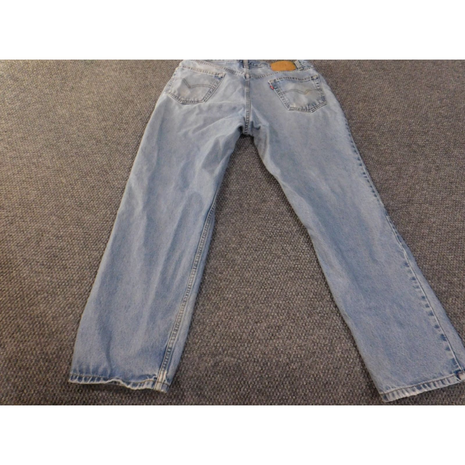 Levi's VINTAGE Levi's 501 Jeans Mens 36x32 Blue Denim Button Fly Straight Leg Classic 90s Style Mens Jeans Regular Denim Cotton 90s Vintage Size US 36 / EU 52 - 6 Thumbnail