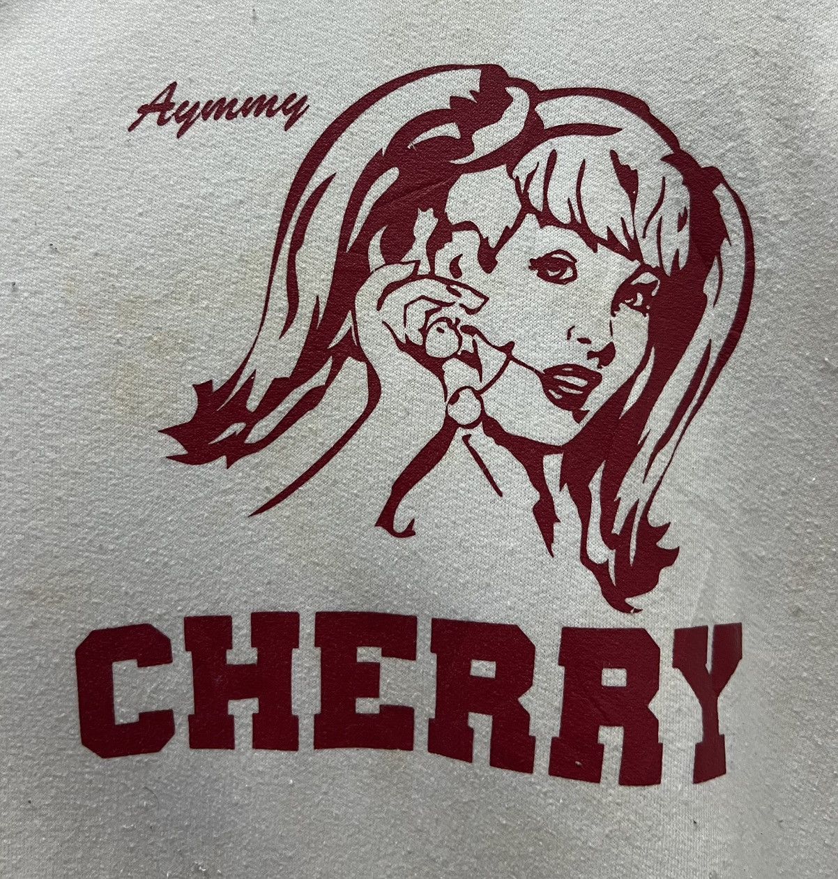 Vintage VINTAGE AYMMY CHERRY IN THE BATTY GIRLS HOODIE Size US XXL / EU 58 / 5 - 4 Thumbnail