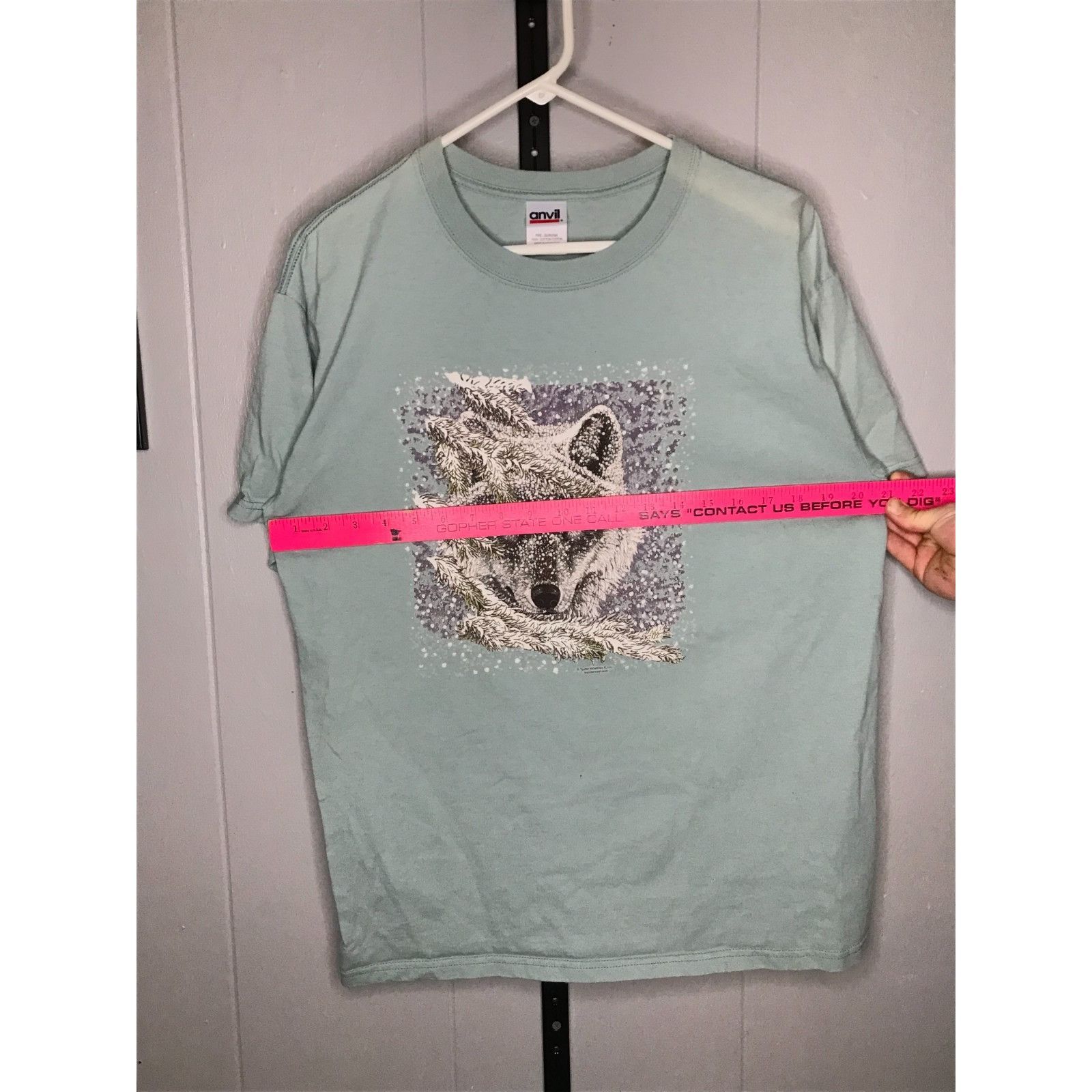 Other Vintage 80s Winter Wolf Animal Nature T-Shirt Size LG USA Ou Size US L / EU 52-54 / 3 - 6 Thumbnail