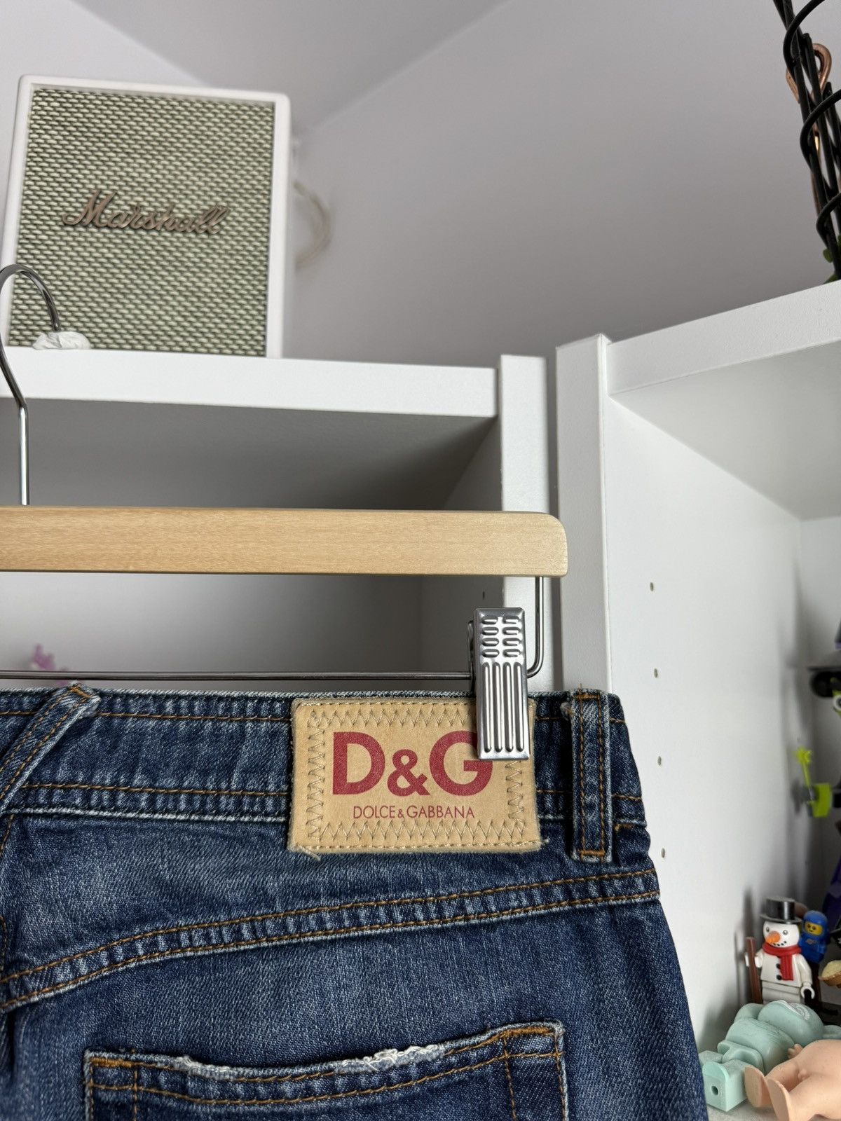 Designer × Dolce & Gabbana Vintage y2k Dolce & Gabbana flared denim pants 26 avantgarde Size 26" / US 2 / IT 38 - 8 Thumbnail