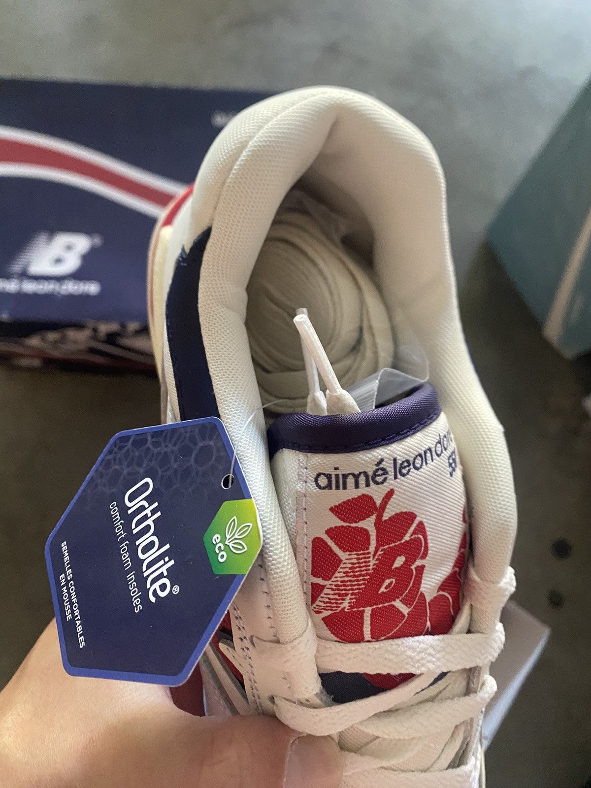 Aime Leon Dore × New Balance New Balance 550 Aime Leon Dore White Navy Red Size US 8.5 / EU 41-42 - 6 Thumbnail