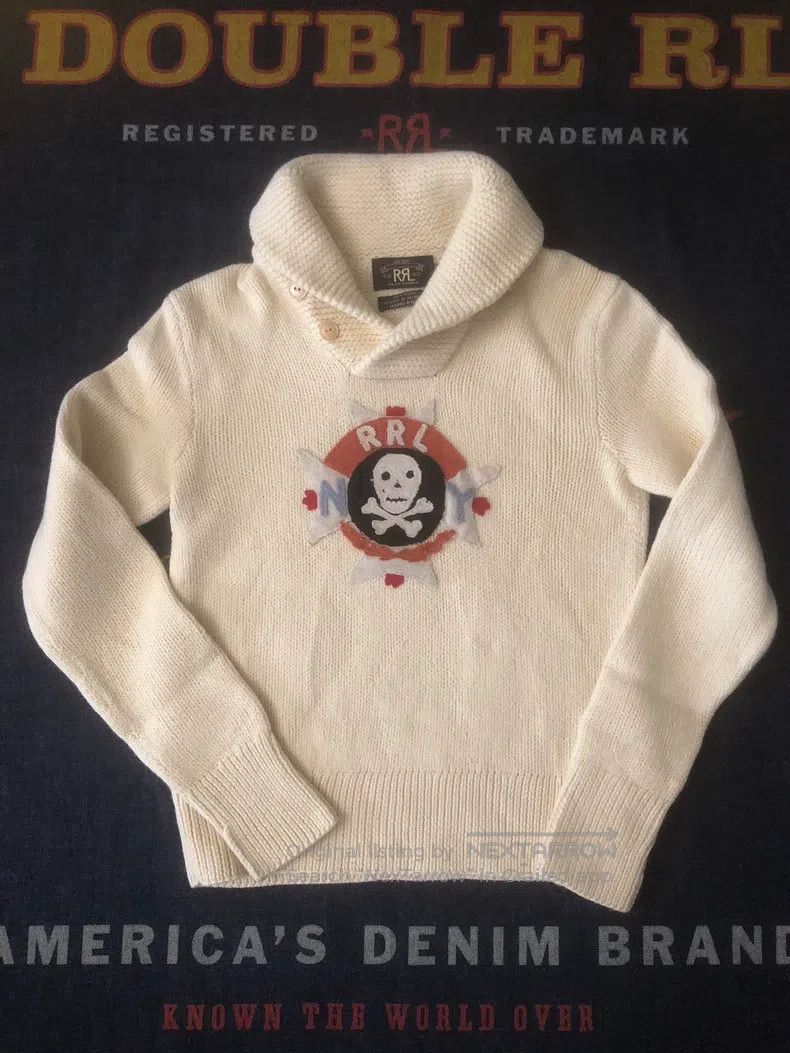 RRL Ralph Lauren RRL Ralph Lauren Early vintage embroidered wool sweater Size US S / EU 44-46 / 1 - 1 Thumbnail