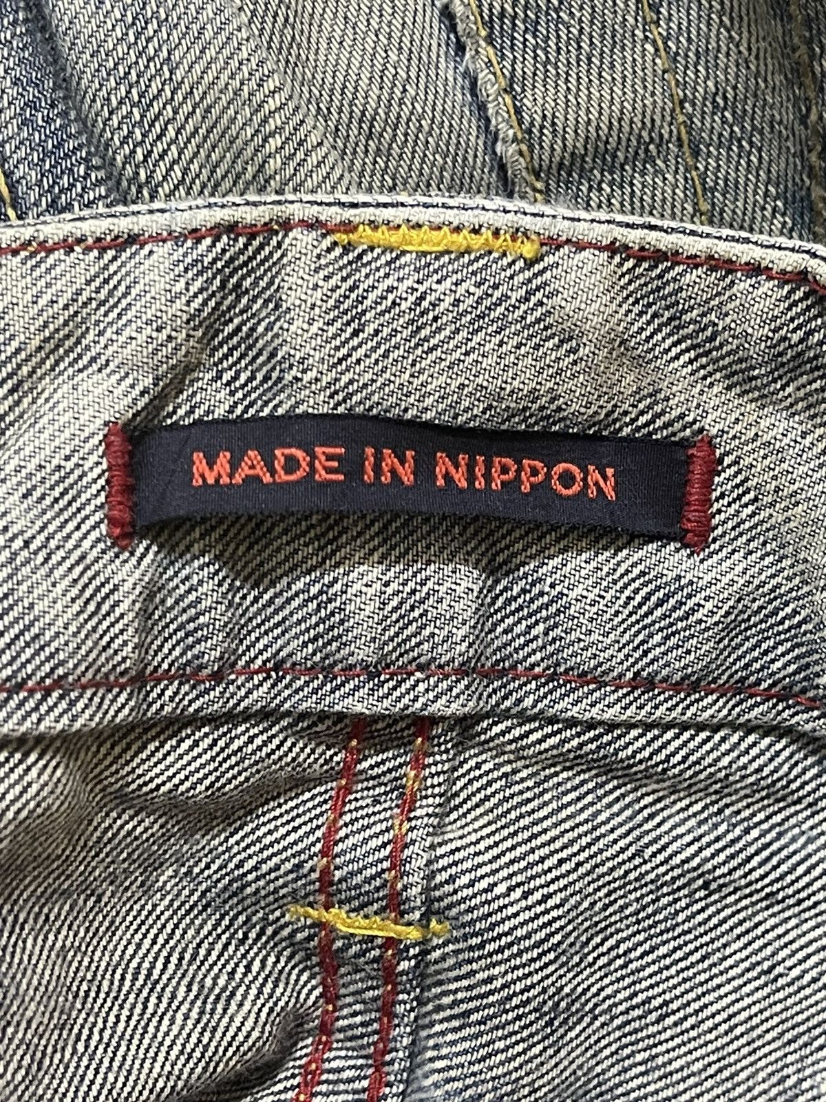 If Six Was Nine Vintage Japanese Brand Faded Thunder Wash Style Loose Jeans Size US 32 / EU 48 - 9 Thumbnail