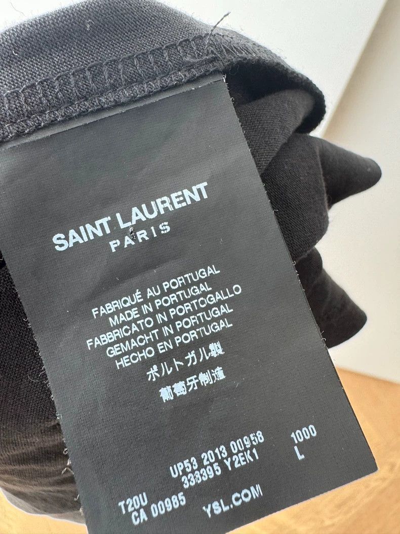 Saint Laurent Paris Saint laurent paris 14SS Thorn Burnt Silk-Blend Short Sleev Size US M / EU 48-50 / 2 - 5 Thumbnail