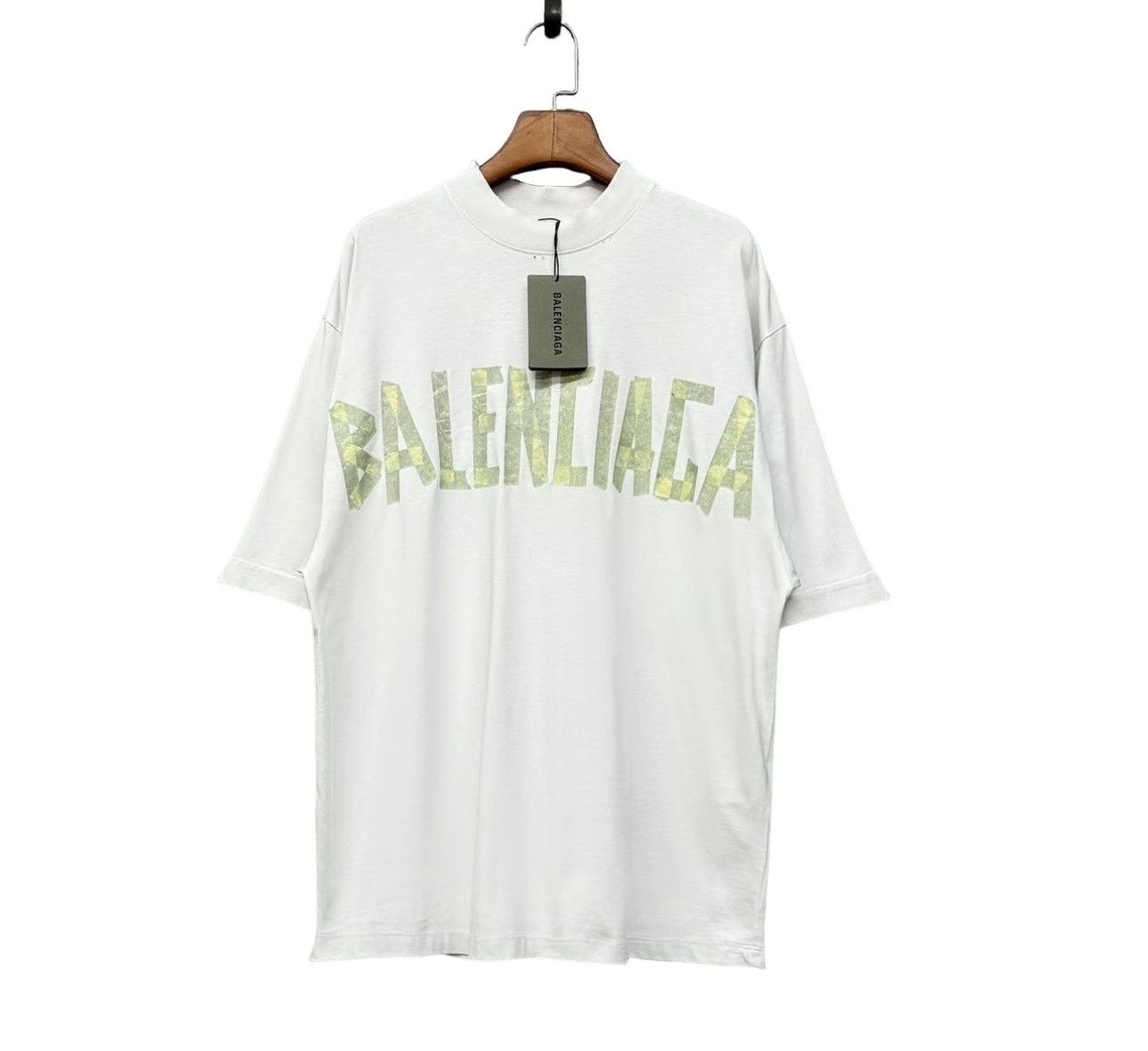 Balenciaga Balenciaga Masking Tape Logo T-Shirt Size XXS Size US XXS / EU 40 - 1 Thumbnail
