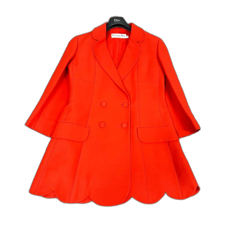 Dior Stunning Red Dior Petal Coat with Tags-2506 Size M / US 6-8 / IT 42-44 - 1 Thumbnail