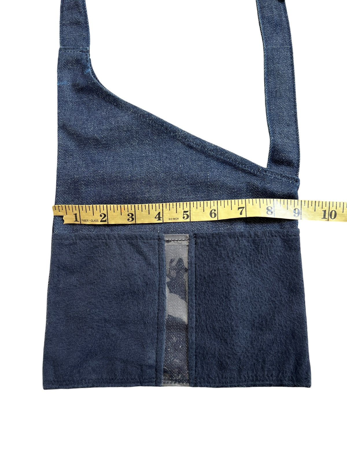 Romeo Gigli 1990’s Romeo Gigli Cyberpunk Denim Sling Bag Size ONE SIZE - 13 Thumbnail
