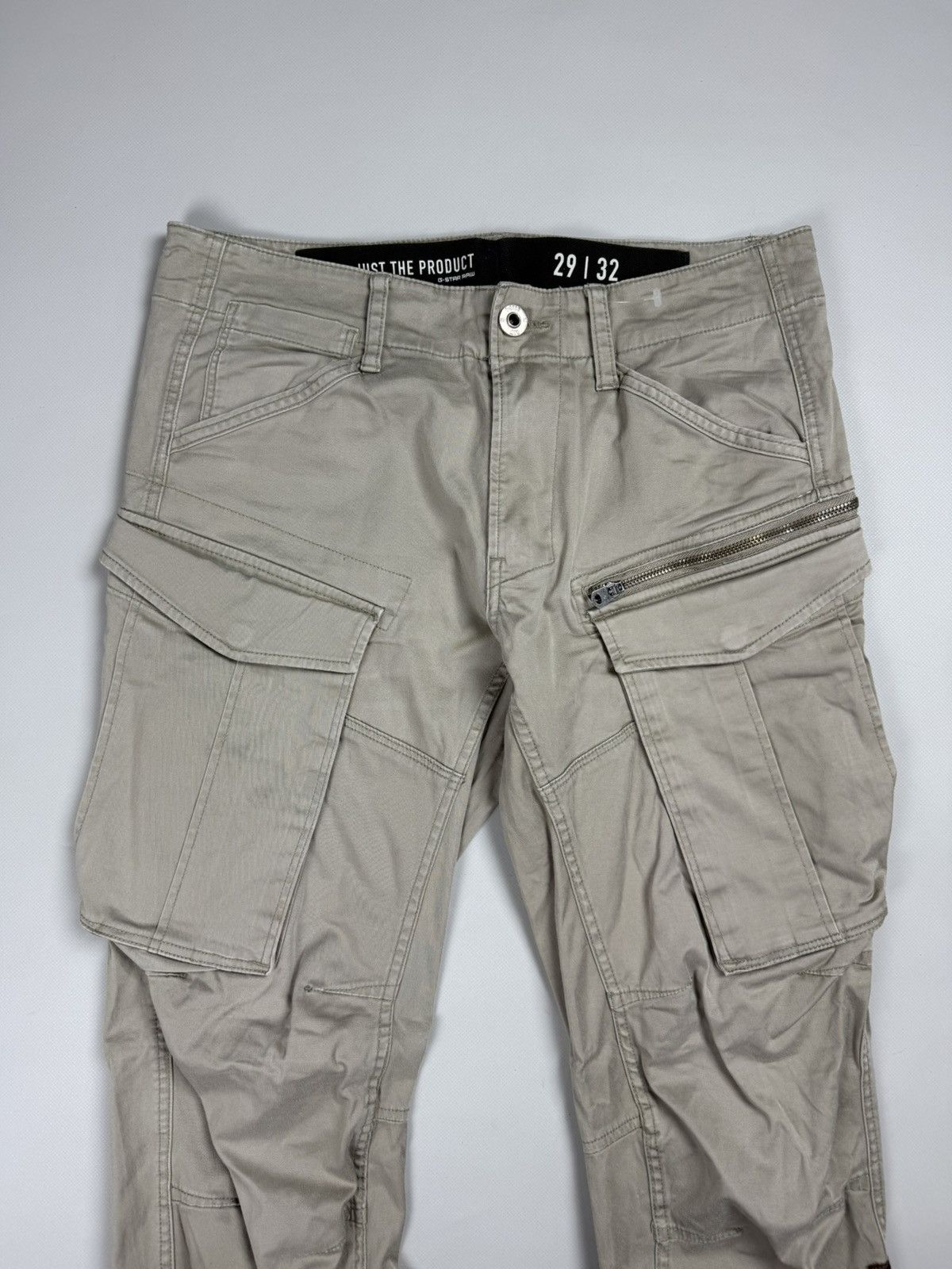 Designer G Star Raw Rovic Zip 3D Tapered Cargo Pants Trousers Size US 29 - 5 Thumbnail