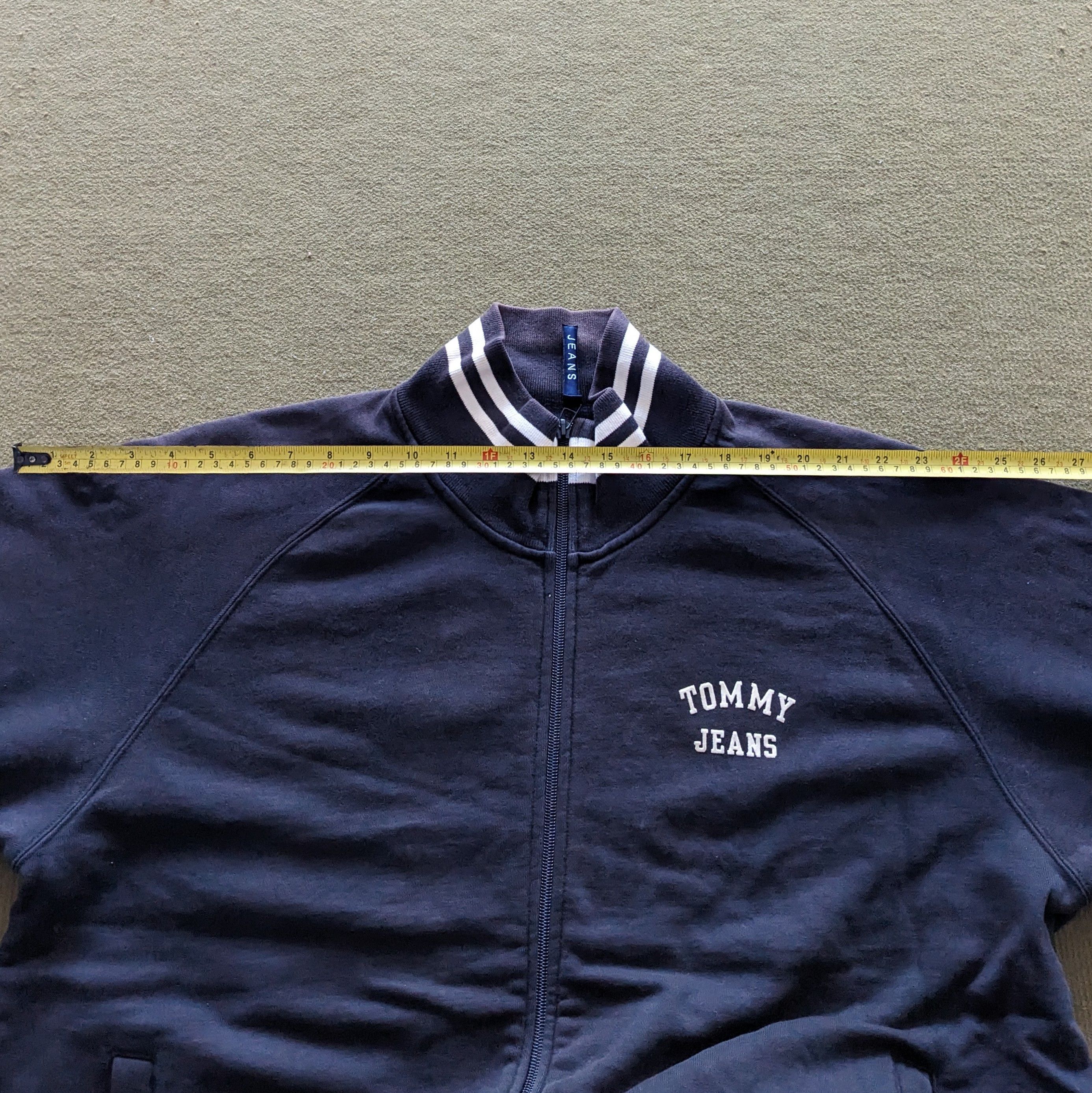 Tommy Hilfiger Vintage TOMMY HILFIGER Zipper Sweatshirt Jacket Size US XL / EU 56 / 4 - 4 Thumbnail