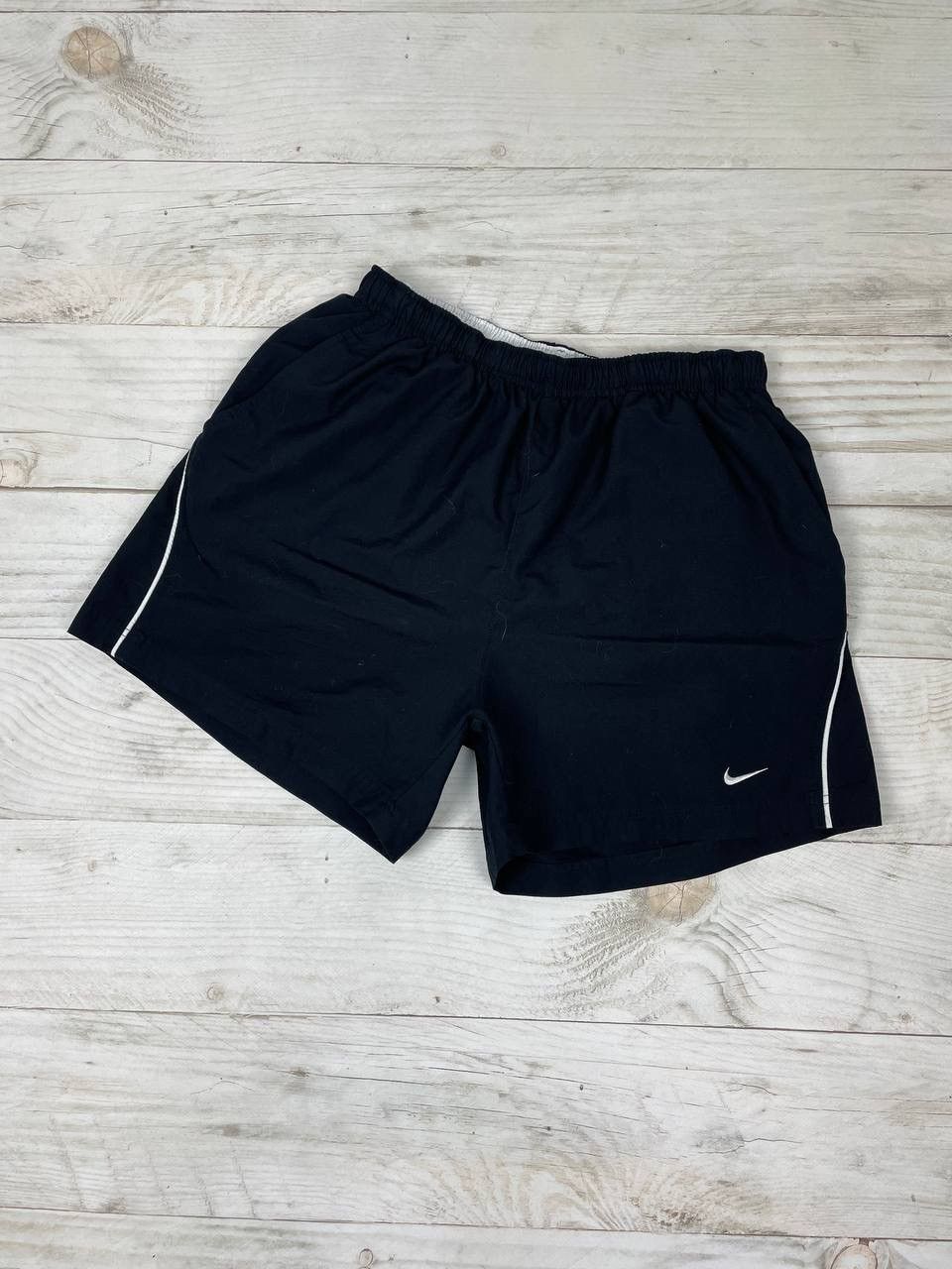 Nike Vintage Nike Striped Shorts Swoosh Swim Running 00s Size US 34 / EU 50 - 1 Thumbnail