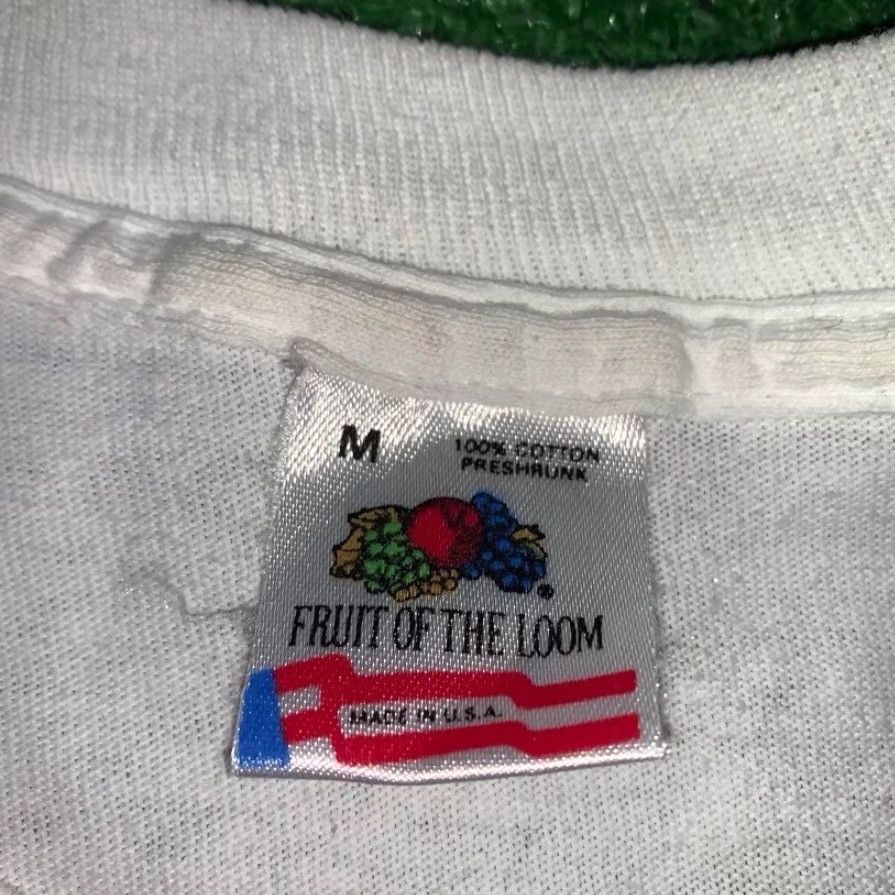 Nike VINTAGE Nike T-Shirt USA Flag Capital Challenge 90s Graphic Tee Men Medium White Unisex Crew Neck Short Sleeve USA 80s 70s 90s Sportswear/Beach Size US M / EU 48-50 / 2 - 4 Thumbnail