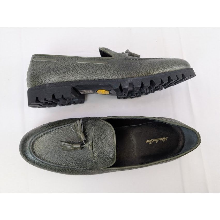 Aime Leon Dore o1rshd1 Leather Tassel Loafers Boots in Green Size US 8.5 / EU 41-42 - 1 Thumbnail