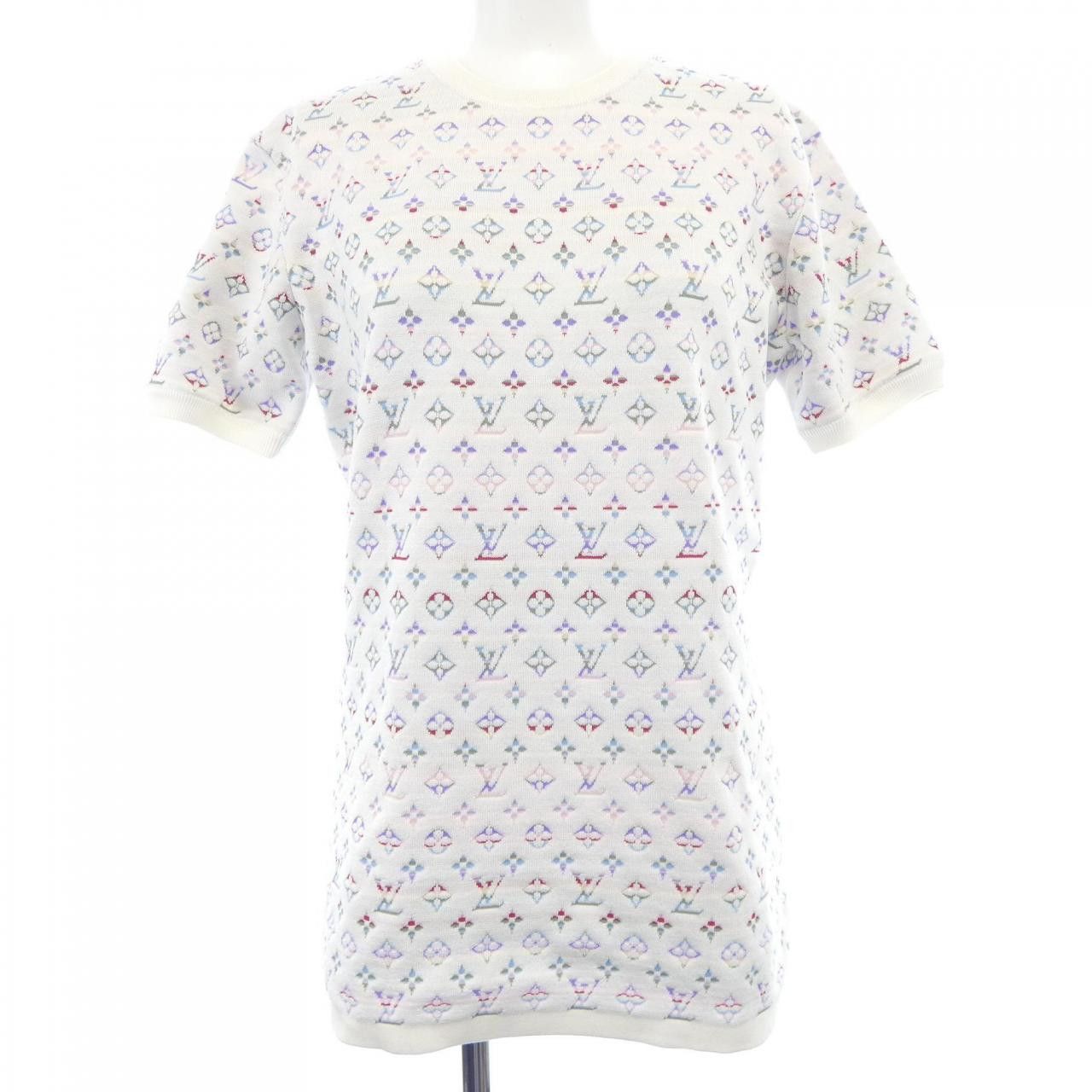 Louis Vuitton Louis Vuitton Pastel Monogram Knit Top Cotton Tops FNKS99TT9 DUTY FREE for USA