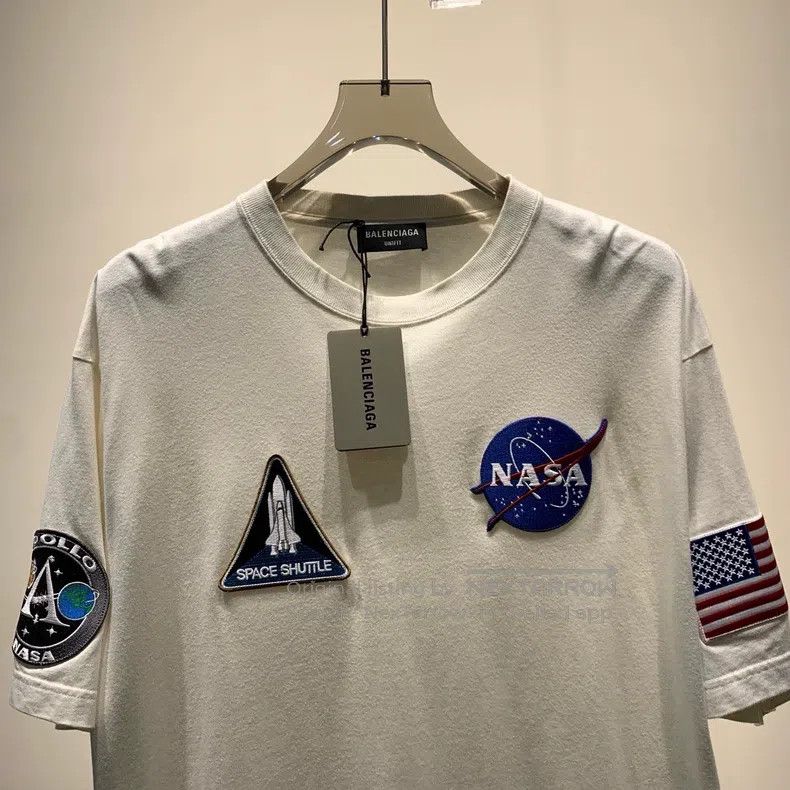 Balenciaga Balenciaga Joint Name Letter Printed Short-Sleeve T-Shirt Size US XS / EU 42 / 0 - 3 Thumbnail