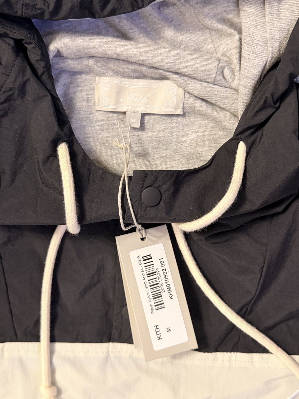 Kith 🖤⚡ Kith Paper Nylon Caleb Anorak — Black (Medium) Size US M / EU 48-50 / 2 - 5 Thumbnail