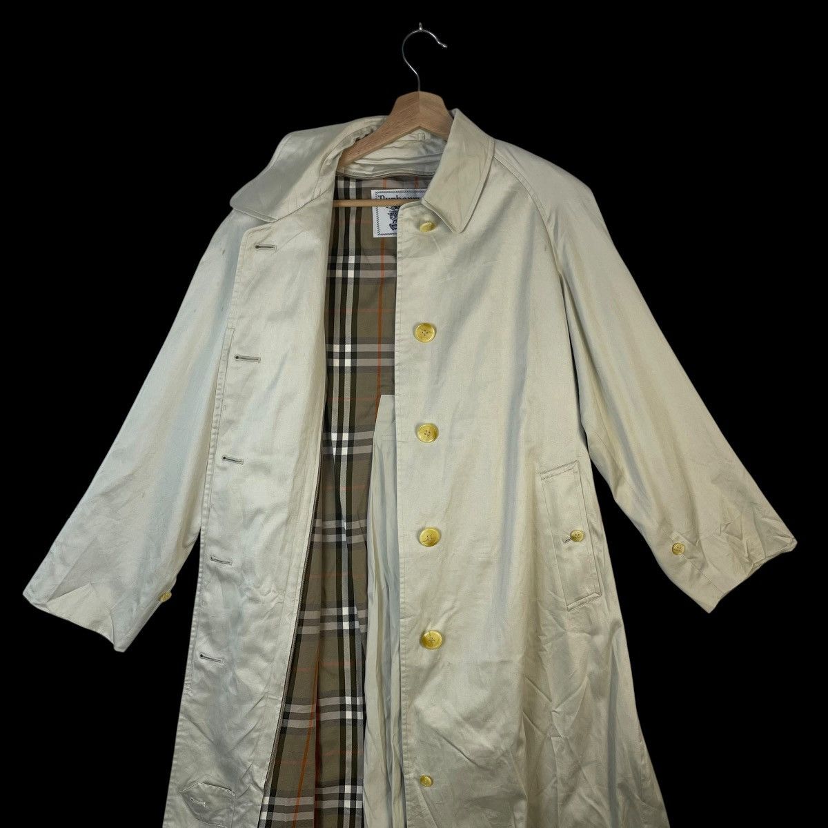 Burberry Prorsum VINTAGE BURBERRY PRORSUM LINED NOVACHECK BELTED TRENCH COAT Size US M / EU 48-50 / 2 - 4 Thumbnail