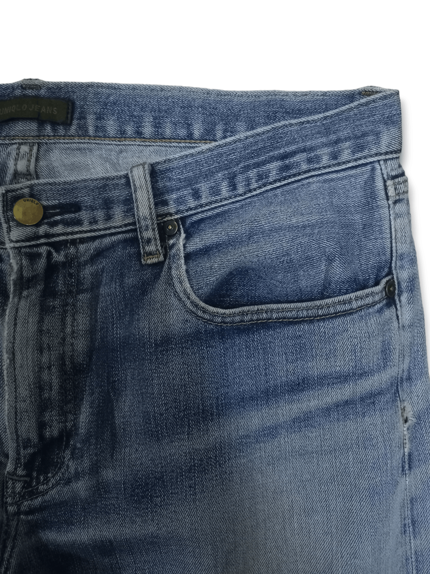 Uniqlo Vintage Japanese Uniqlo Blue Wash Selvedge Jeans Size US 34 / EU 50 - 6 Thumbnail