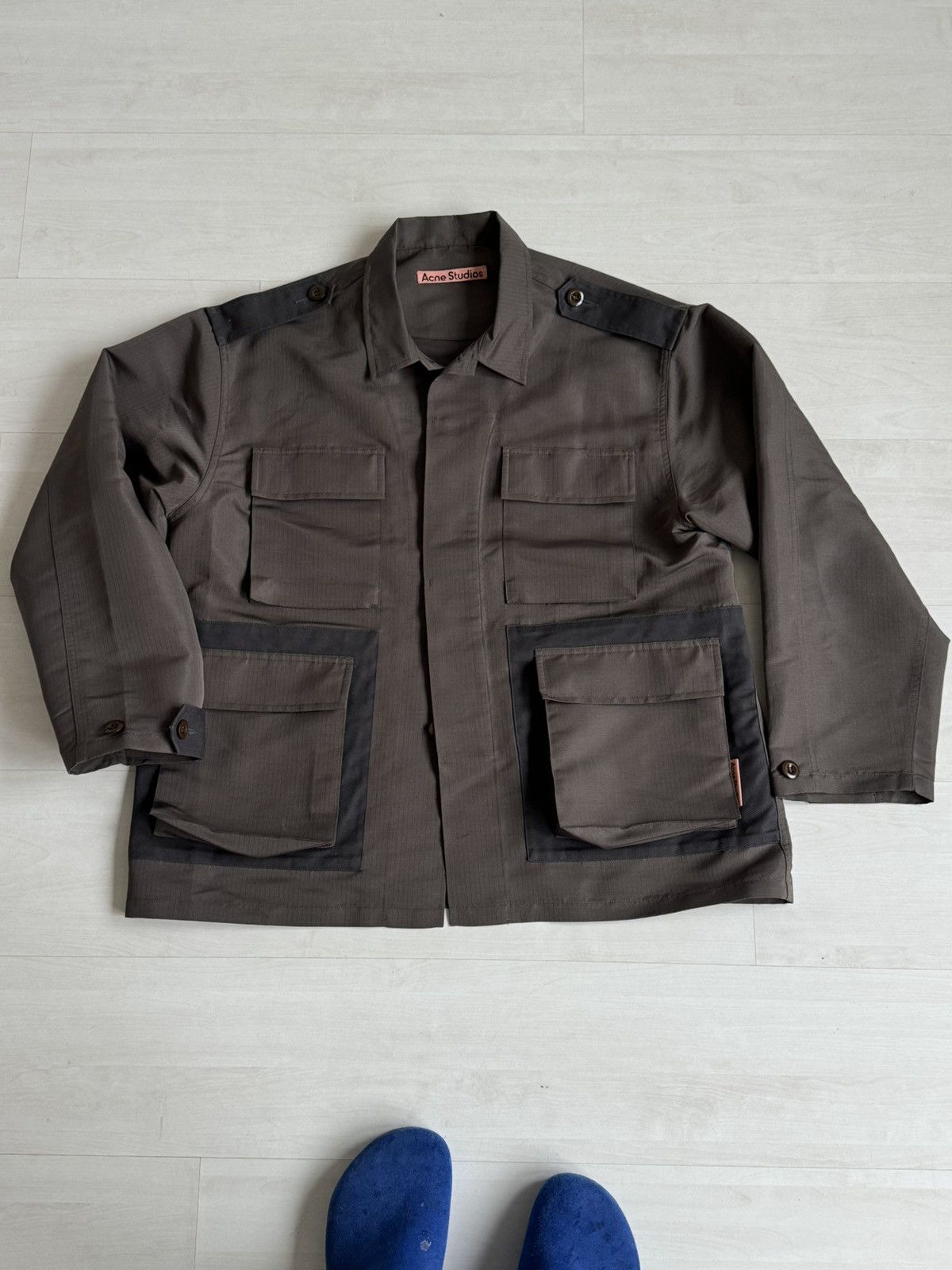 Acne Studios Acne Studios Field Jacket Chestnut Brown 46 Size US M / EU 48-50 / 2 - 2 Thumbnail