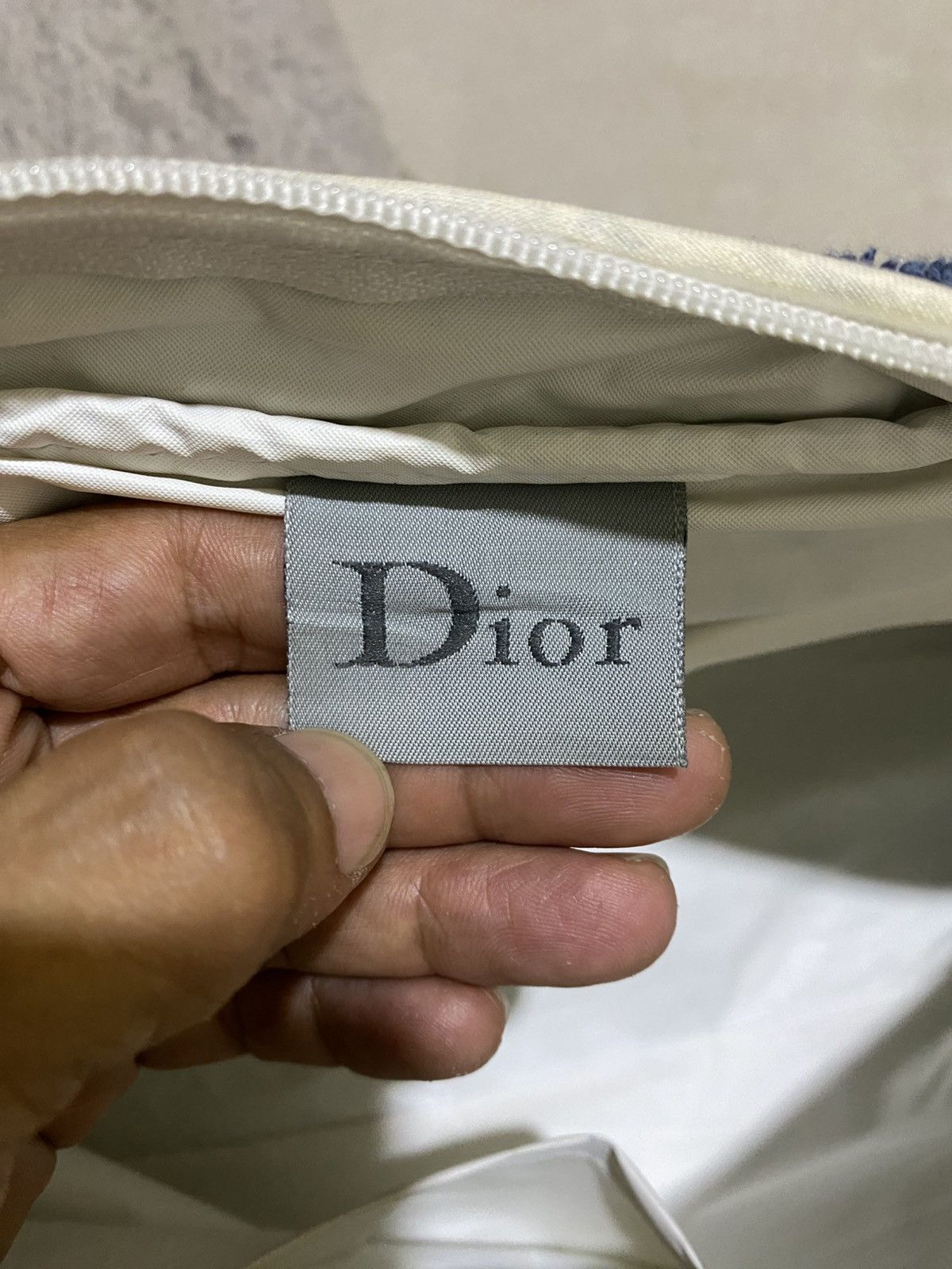 Dior Vintage Christian Dior Trotter Terry Cloth Mini Bag Size ONE SIZE - 4 Thumbnail