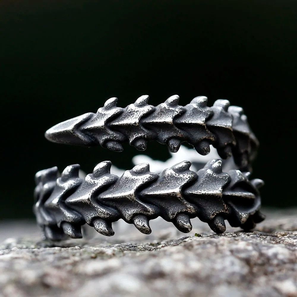 Jewelry 316L stainless steel ring Size ONE SIZE - 5 Thumbnail