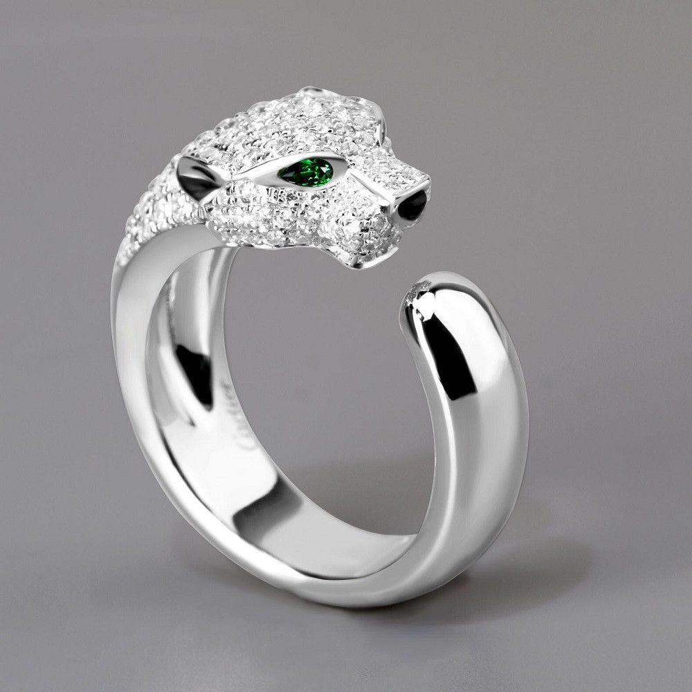 Japanese Brand × Jewelry Leopard Head Ring Size ONE SIZE - 1 Thumbnail