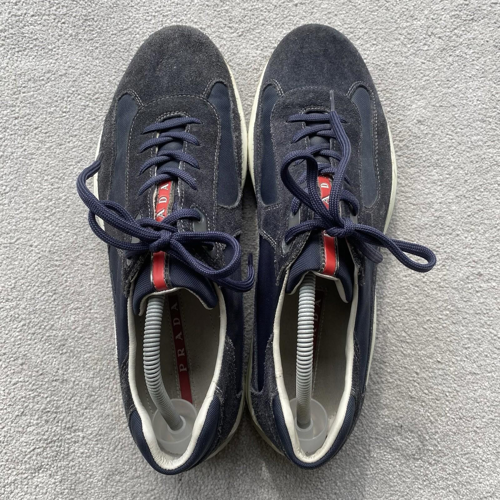 Prada Prada Navy America Cups Trainers Size UK8.5 Size US 9.5 / EU 42-43 - 9 Thumbnail