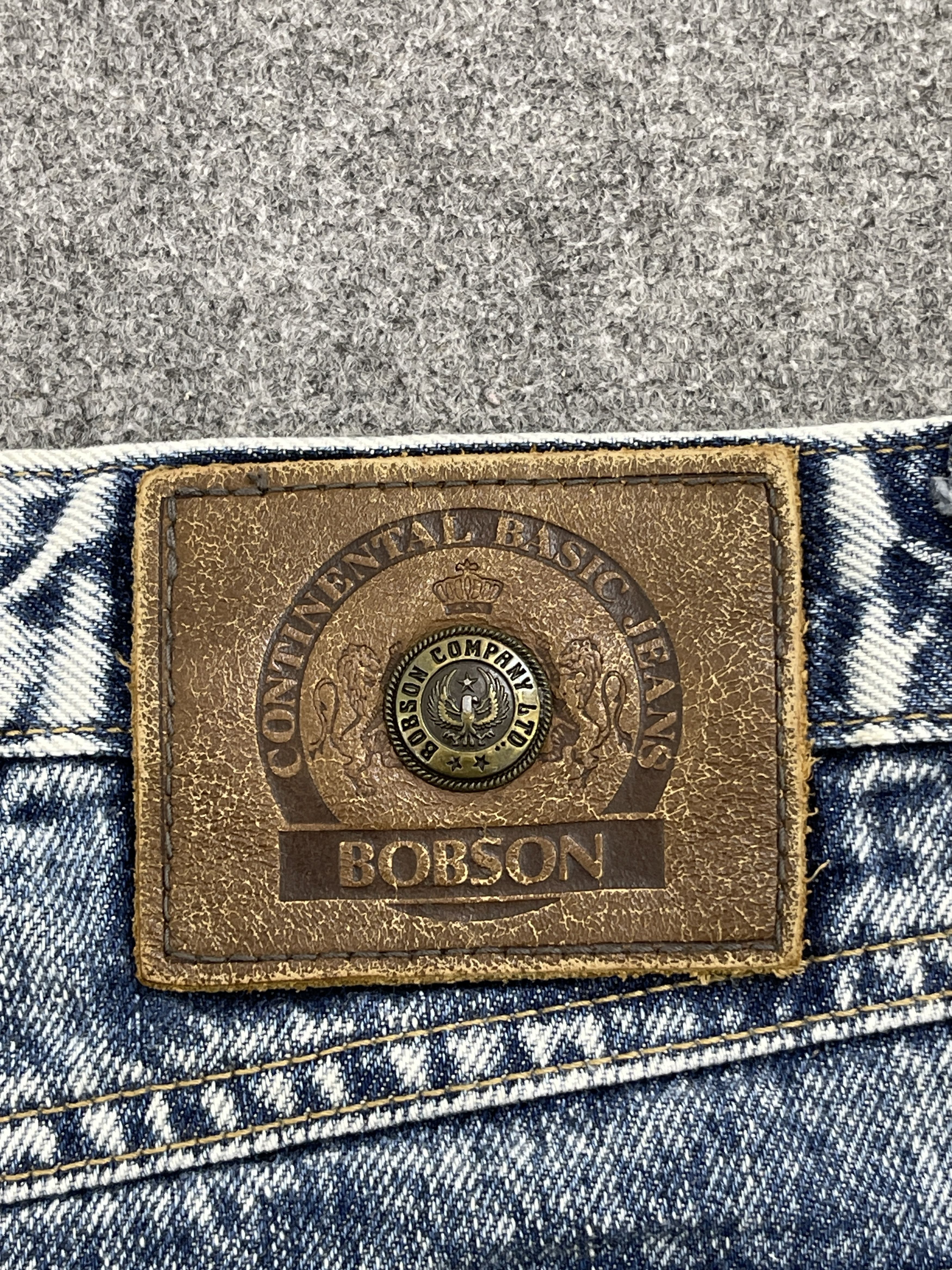 Vintage Vintage Bobson Acid Washed Denim Jeans DP2562 Size US 34 / EU 50 - 5 Thumbnail