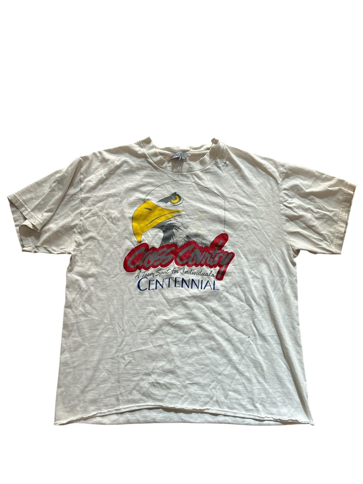 Vintage Vintage Distressed Eagle Tee Size US L / EU 52-54 / 3 - 1 Thumbnail
