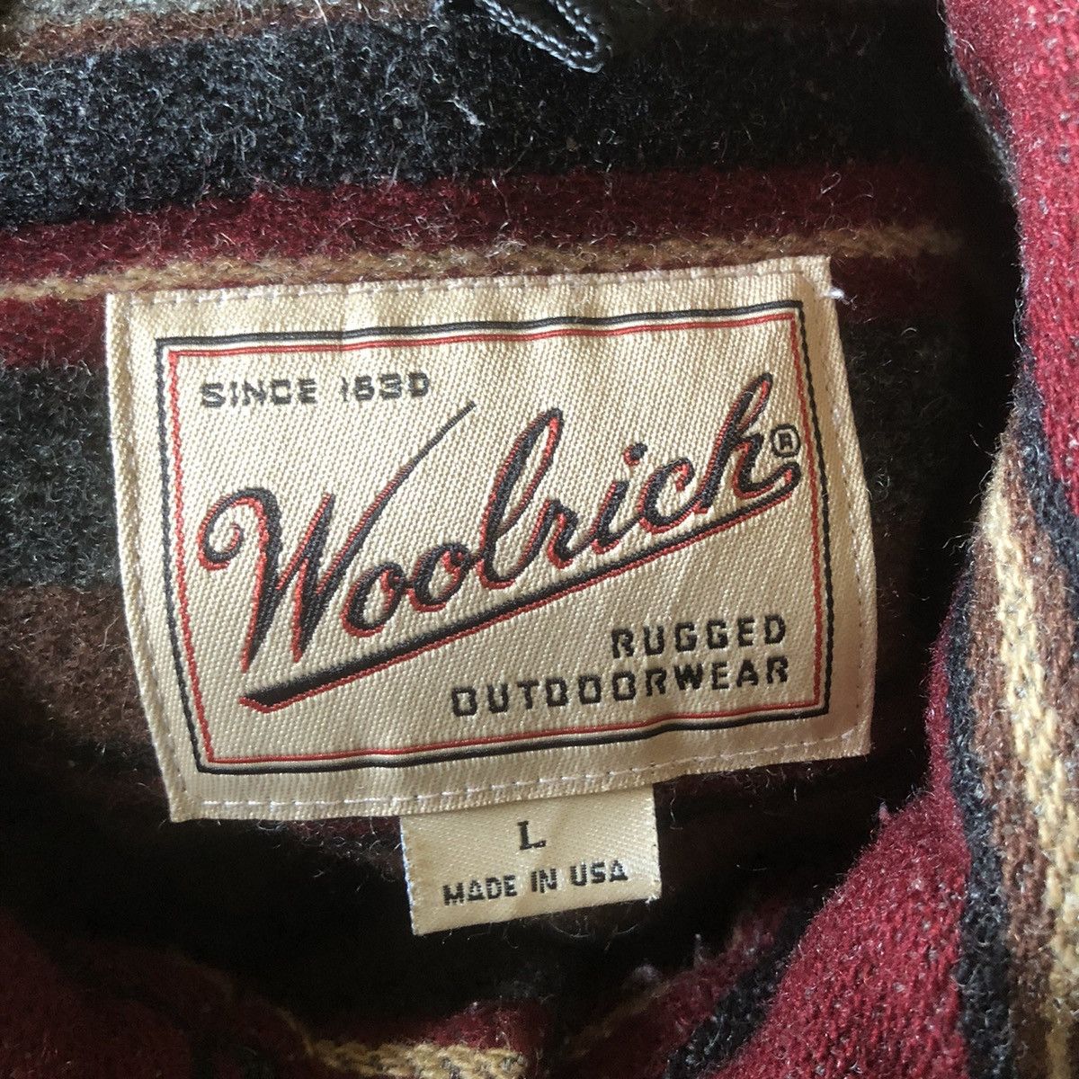 Woolrich Woolen Mills Vintage 90’ Woolrich Navajo Wool Button Jacket Size US L / EU 52-54 / 3 - 7 Thumbnail