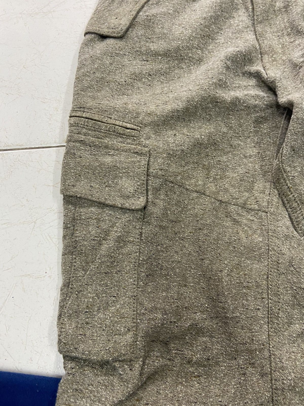 DKNY VINTAGE DKNY WOOL CARGO PANTS Size US 30 / EU 46 - 4 Thumbnail