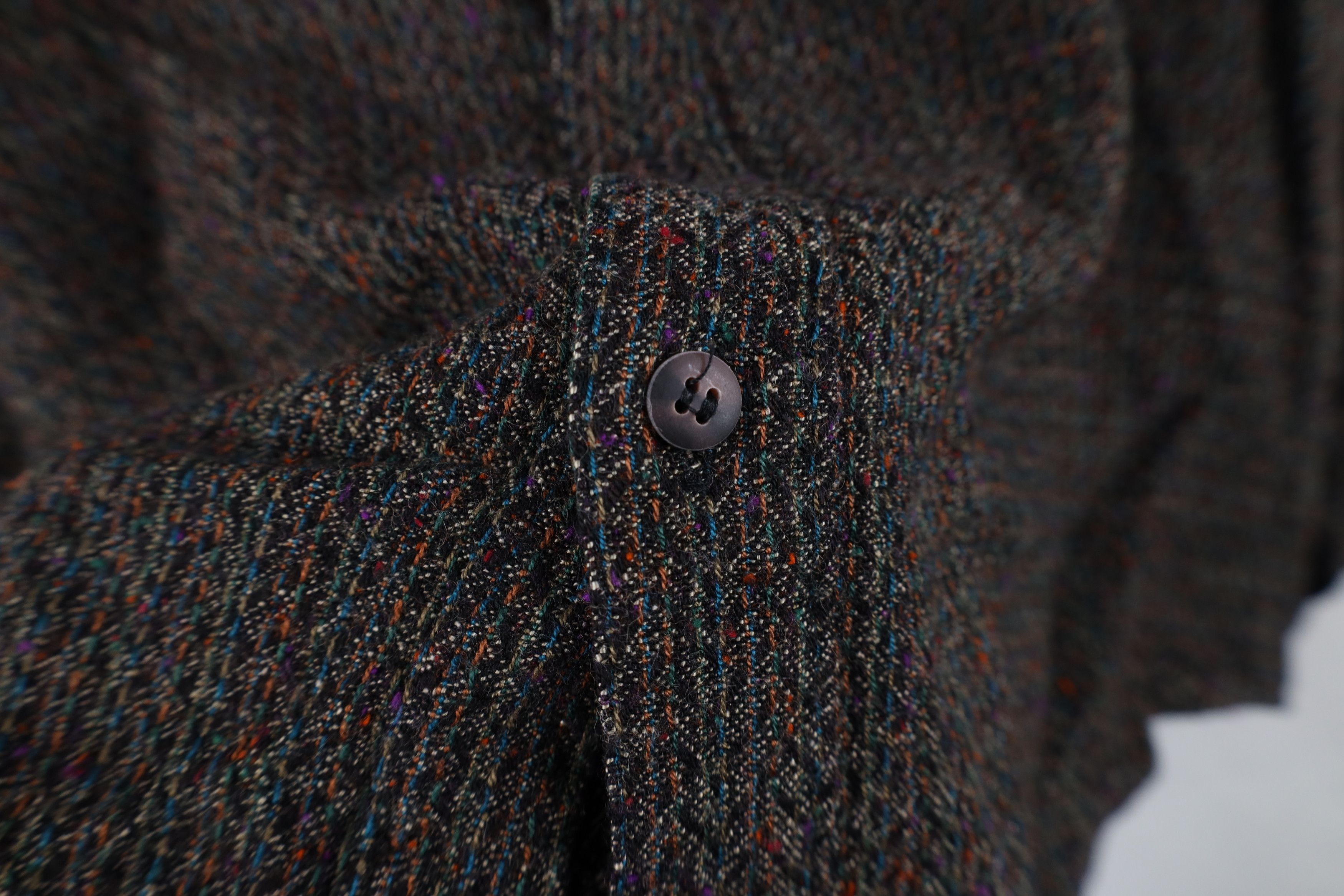 Vintage Vintage 90s Streetwear Knit Heavyweight Button Shirt USA Size US M / EU 48-50 / 2 - 6 Thumbnail