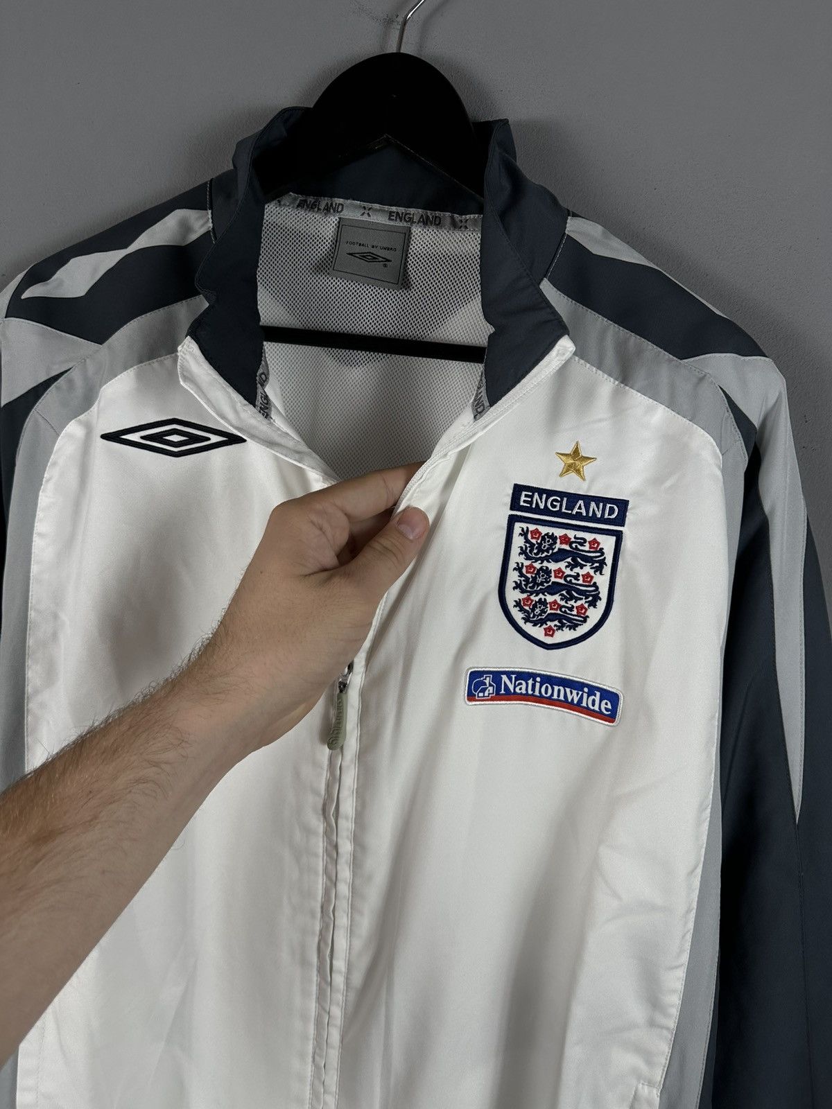 Umbro Vintage England Umbro Track Jacket 2007-09 Size US XL / EU 56 / 4 - 2 Thumbnail
