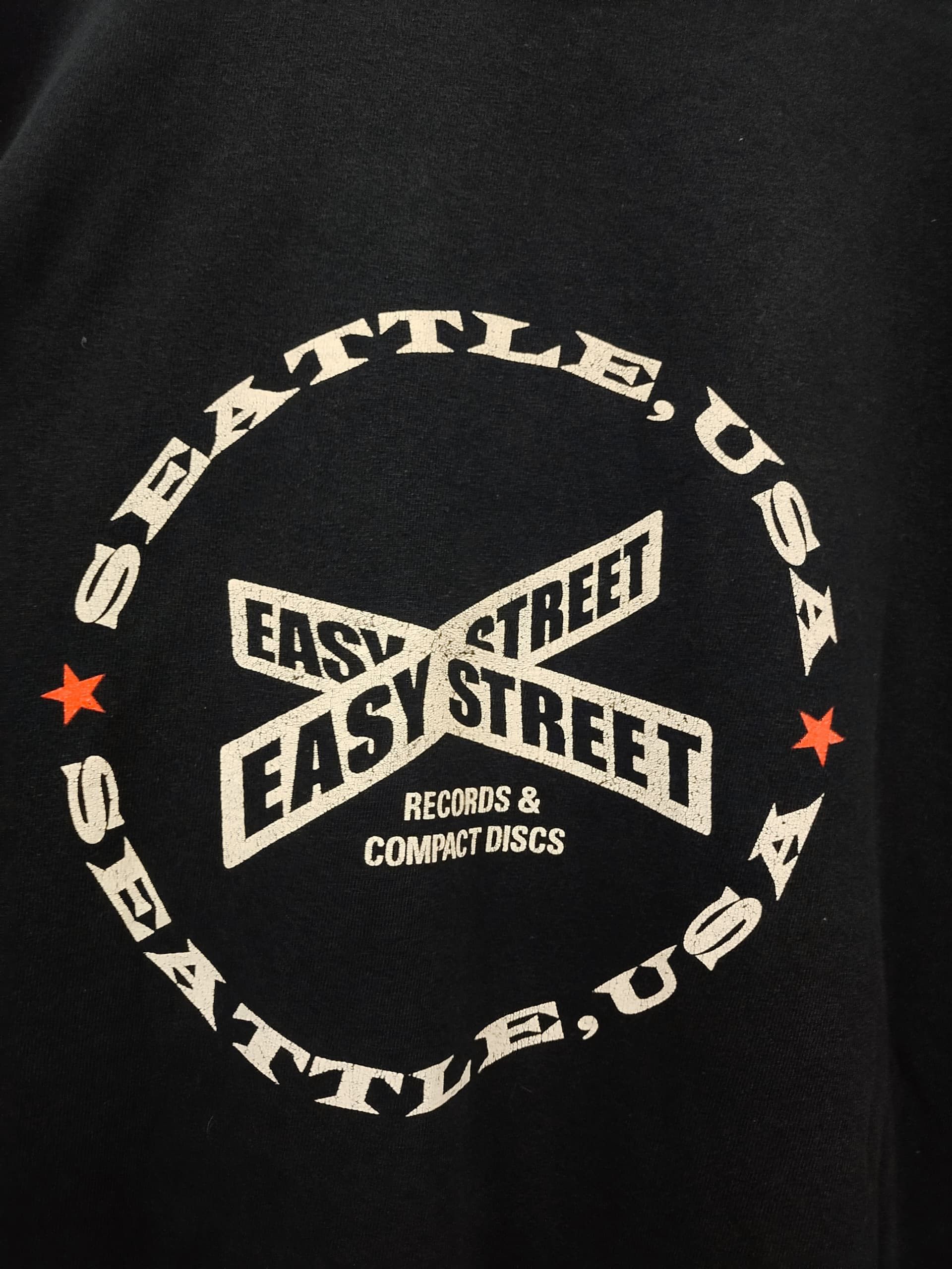 Band Tees × Vintage Vintage Easy Street Records Grunger seattle sound t shirt Size US XL / EU 56 / 4 - 2 Thumbnail