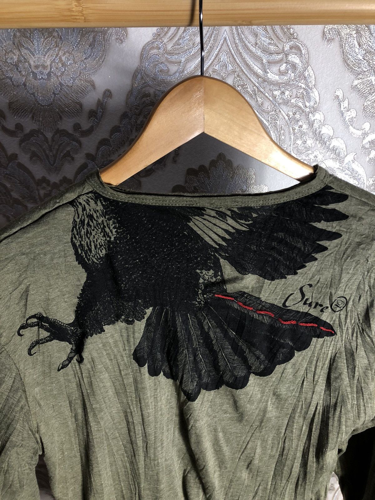 Other VERY RARE EAGLE LONG SLEEVE DESIGNER JAPAN STYLE DELUX 90s Size US M / EU 48-50 / 2 - 3 Thumbnail