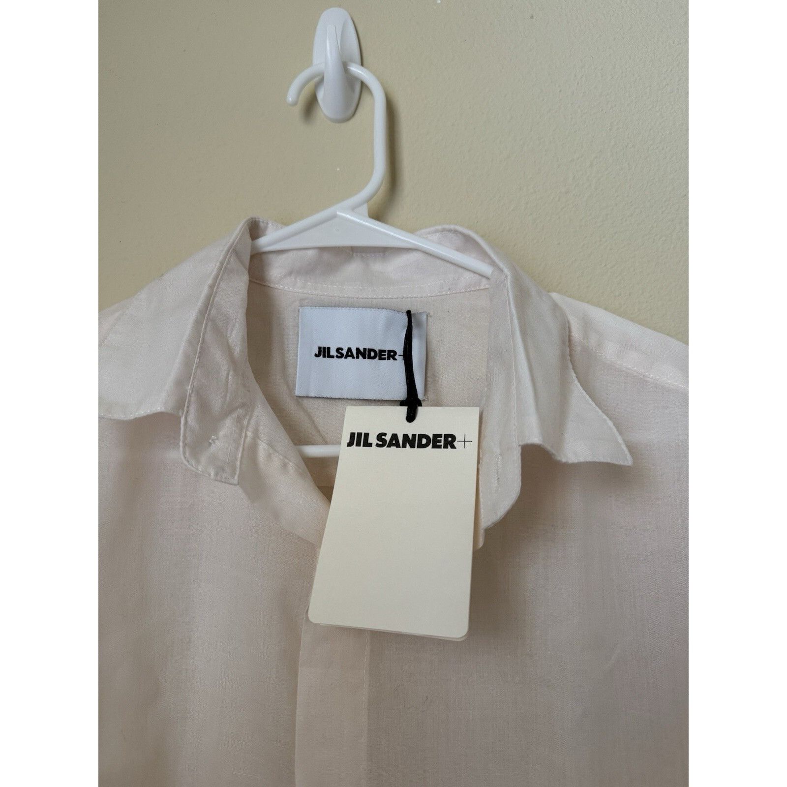Jil Sander Jil Sander New Tiger Button Up Shirt Long Sleeve Off White X Size US XL / EU 56 / 4 - 4 Thumbnail