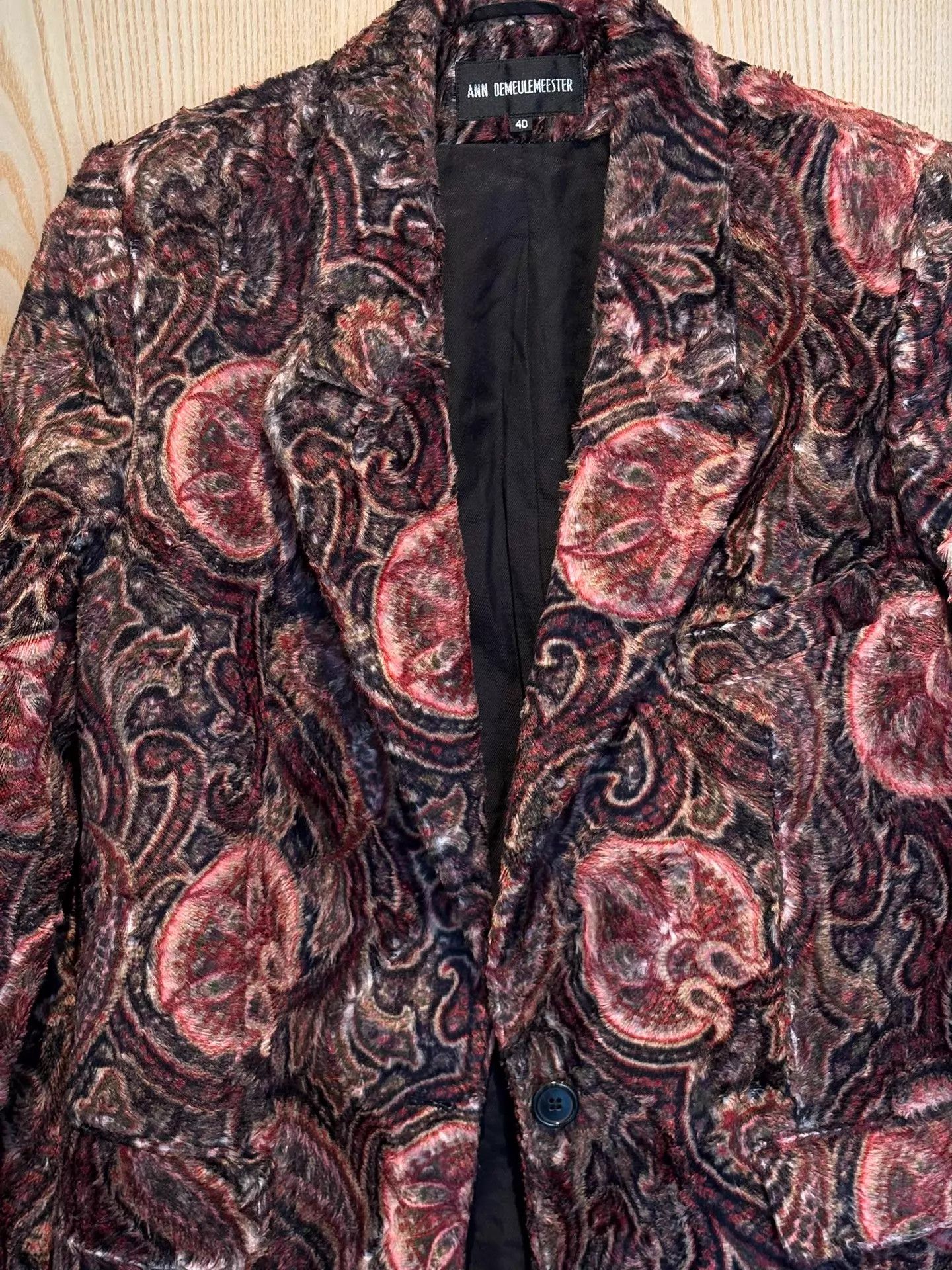Ann Demeulemeester ANN DEMEULEMEESTER Printed Blazer Women's 40 Size S / US 4 / IT 40 - 3 Thumbnail